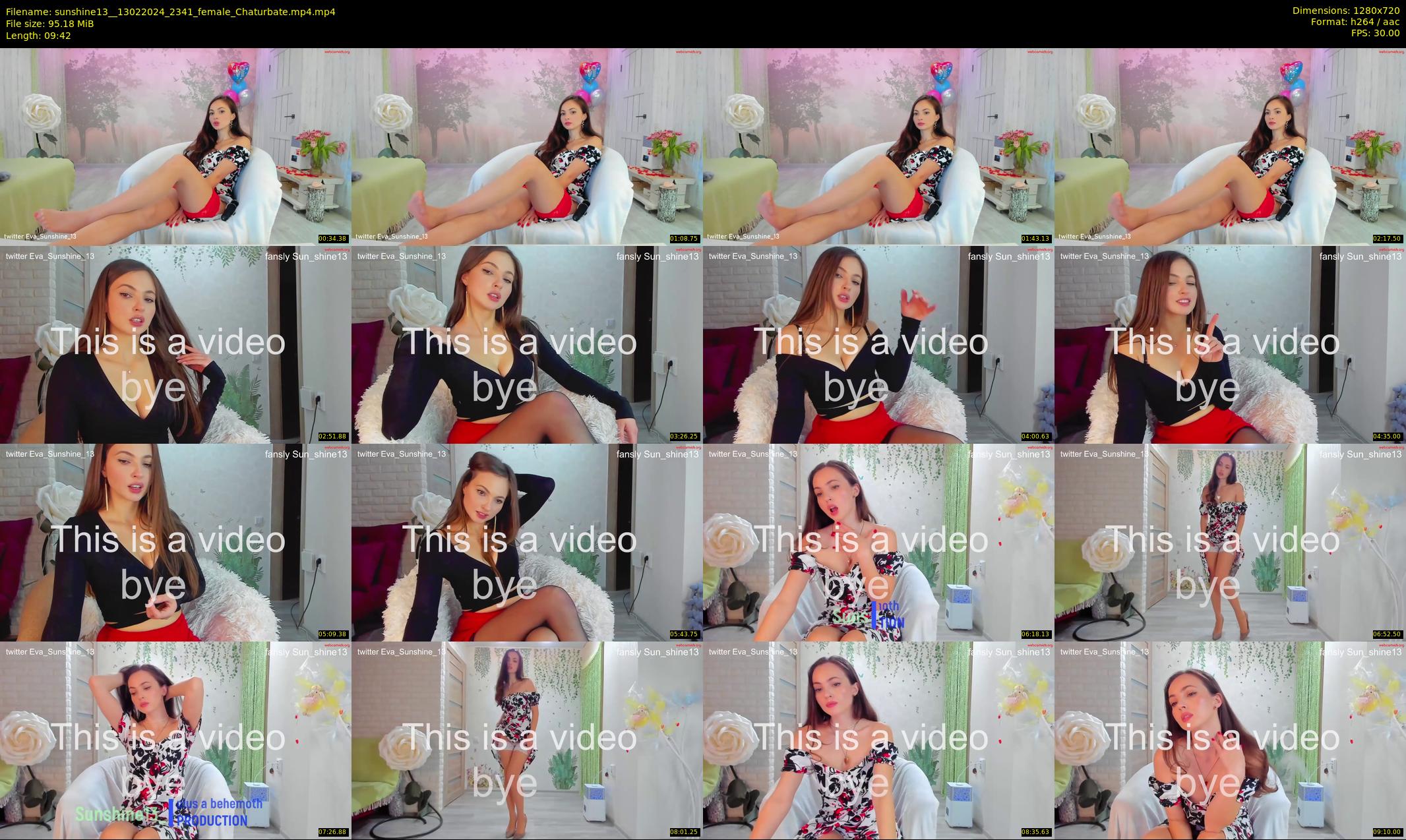 sunshine13_ — 10 minute Chaturbate female cam show recording, 720p, Feb 13, 2024
