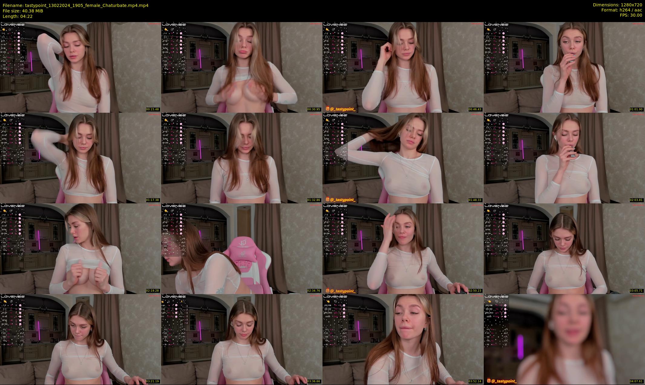 tastypoint — 5 minute Chaturbate female cam show recording, 720p, Feb 13, 2024