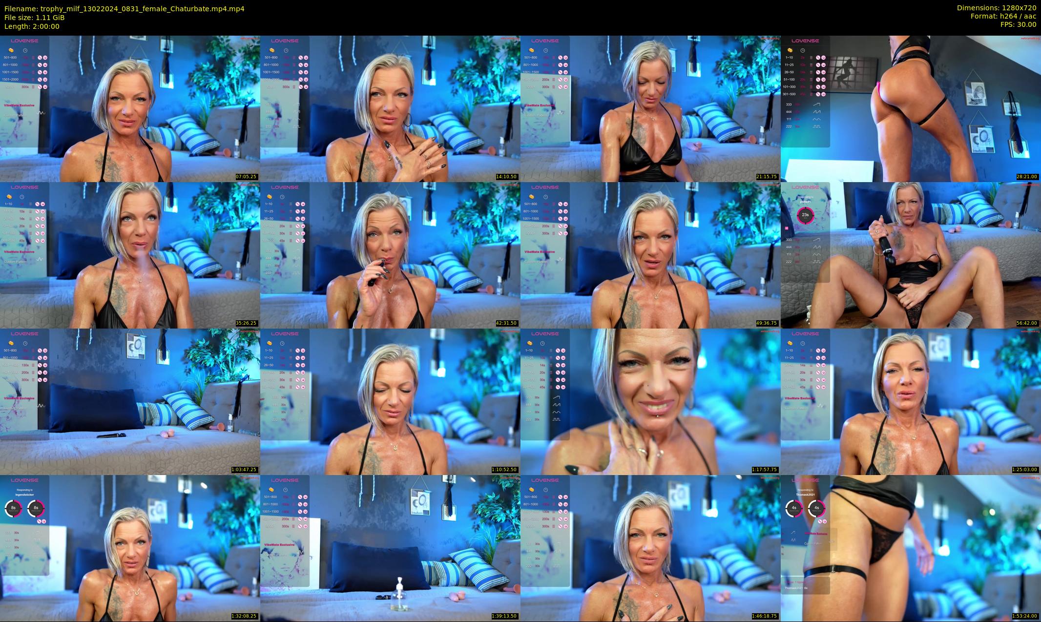 trophy_milf — 120 minute Chaturbate female cam show recording, 720p, Feb 13, 2024