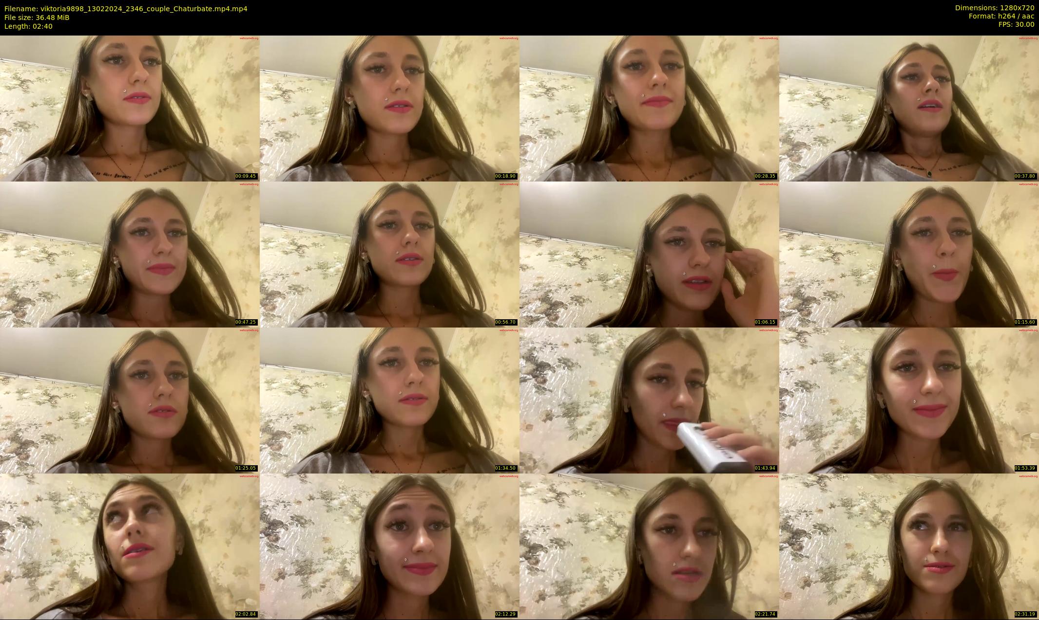 viktoria9898 — 3 minute Chaturbate couple cam show recording, 720p, Feb 13, 2024