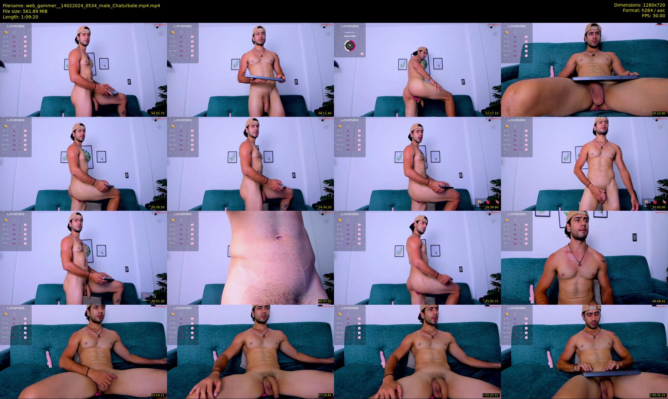 web_gammer_ — 70 minute Chaturbate male cam show recording, 720p, Feb 14, 2024