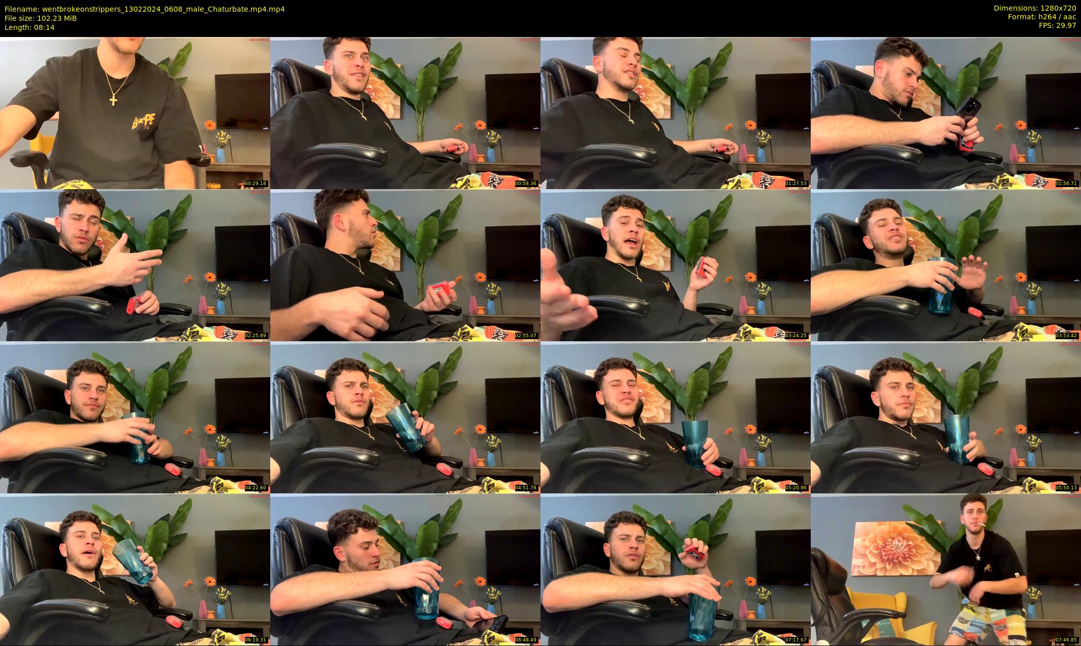 wentbrokeonstrippers — 9 minute Chaturbate male cam show recording, 720p, Feb 13, 2024