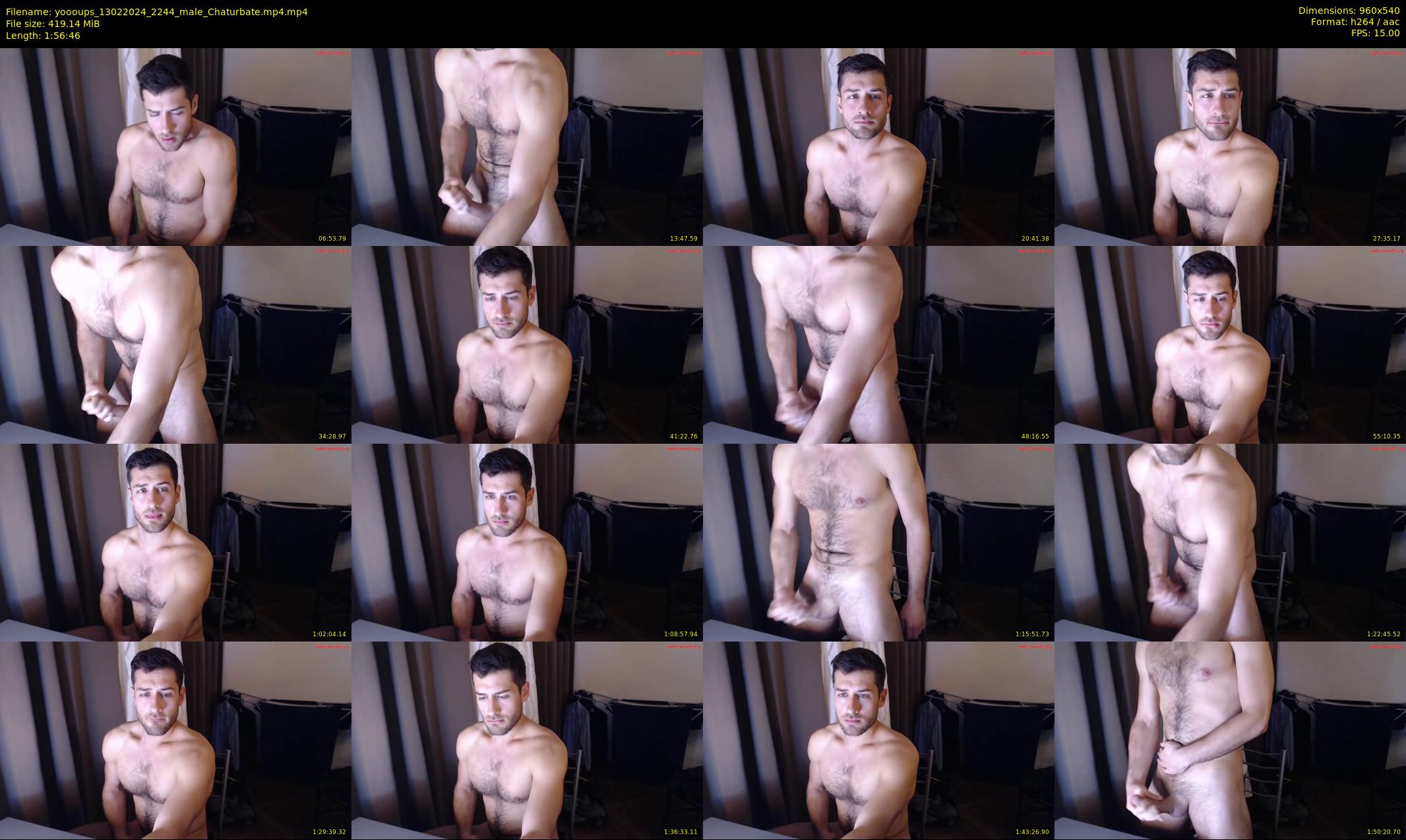 yoooups — 117 minute Chaturbate male cam show recording, 480p, Feb 13, 2024