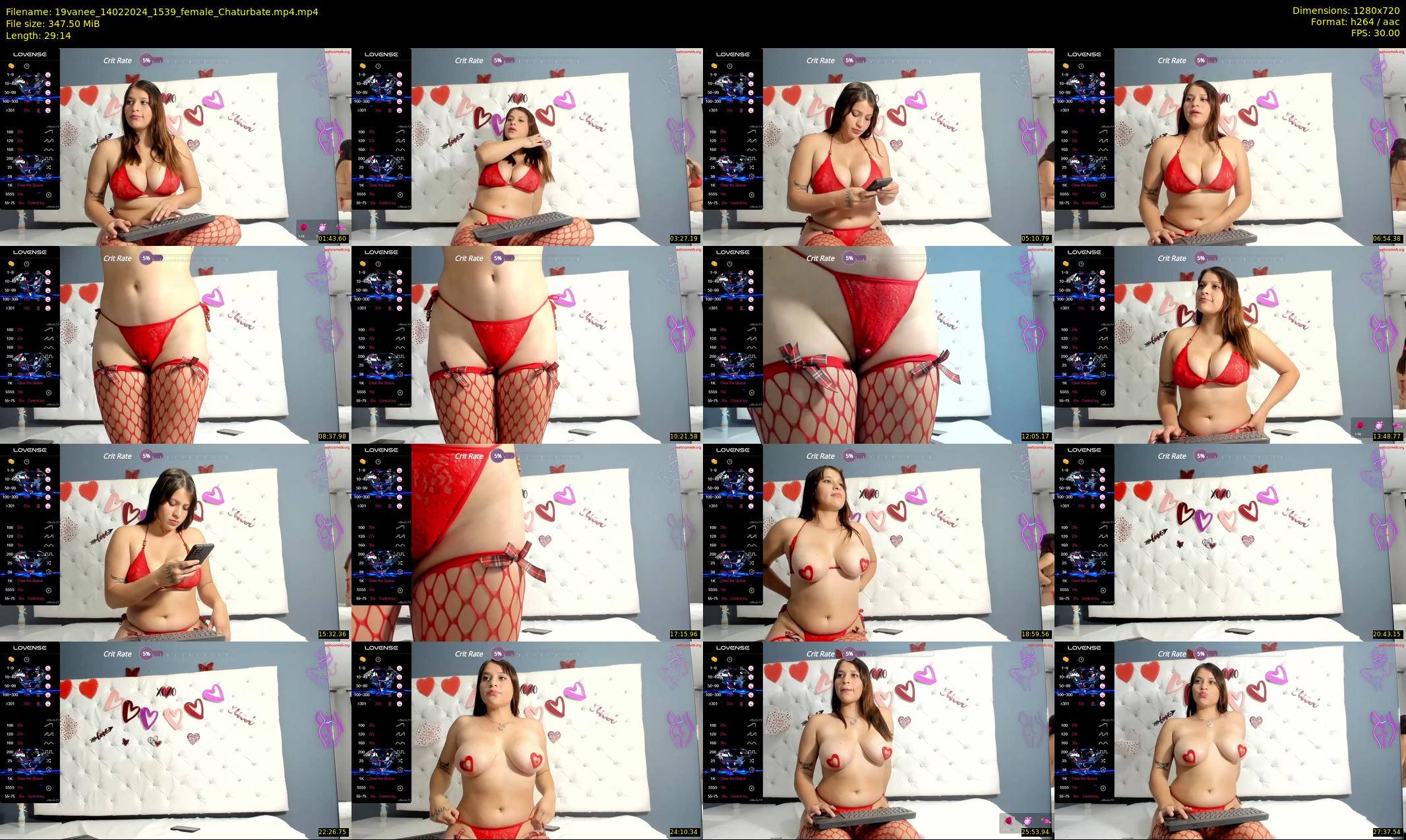 19vanee — 30 minute Chaturbate female cam show recording, 720p, Feb 14, 2024