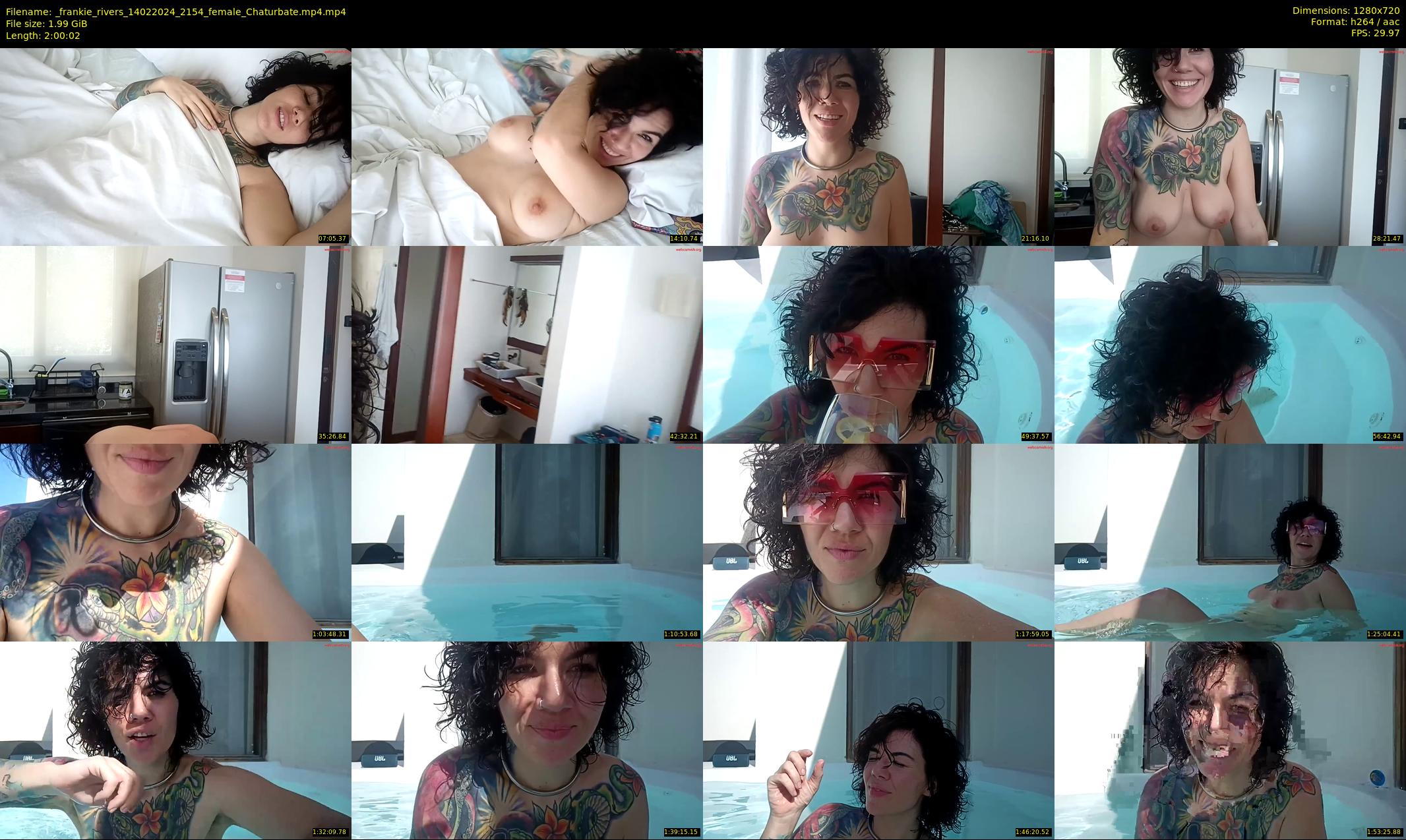 _frankie_rivers — 121 minute Chaturbate female cam show recording, 720p, Feb 14, 2024