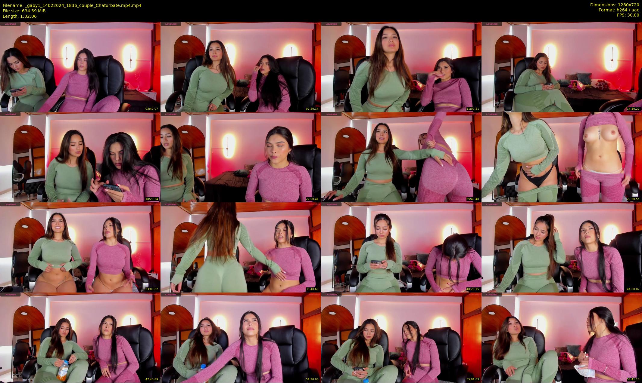 _gaby1 — 63 minute Chaturbate female cam show recording, 720p, Feb 14, 2024