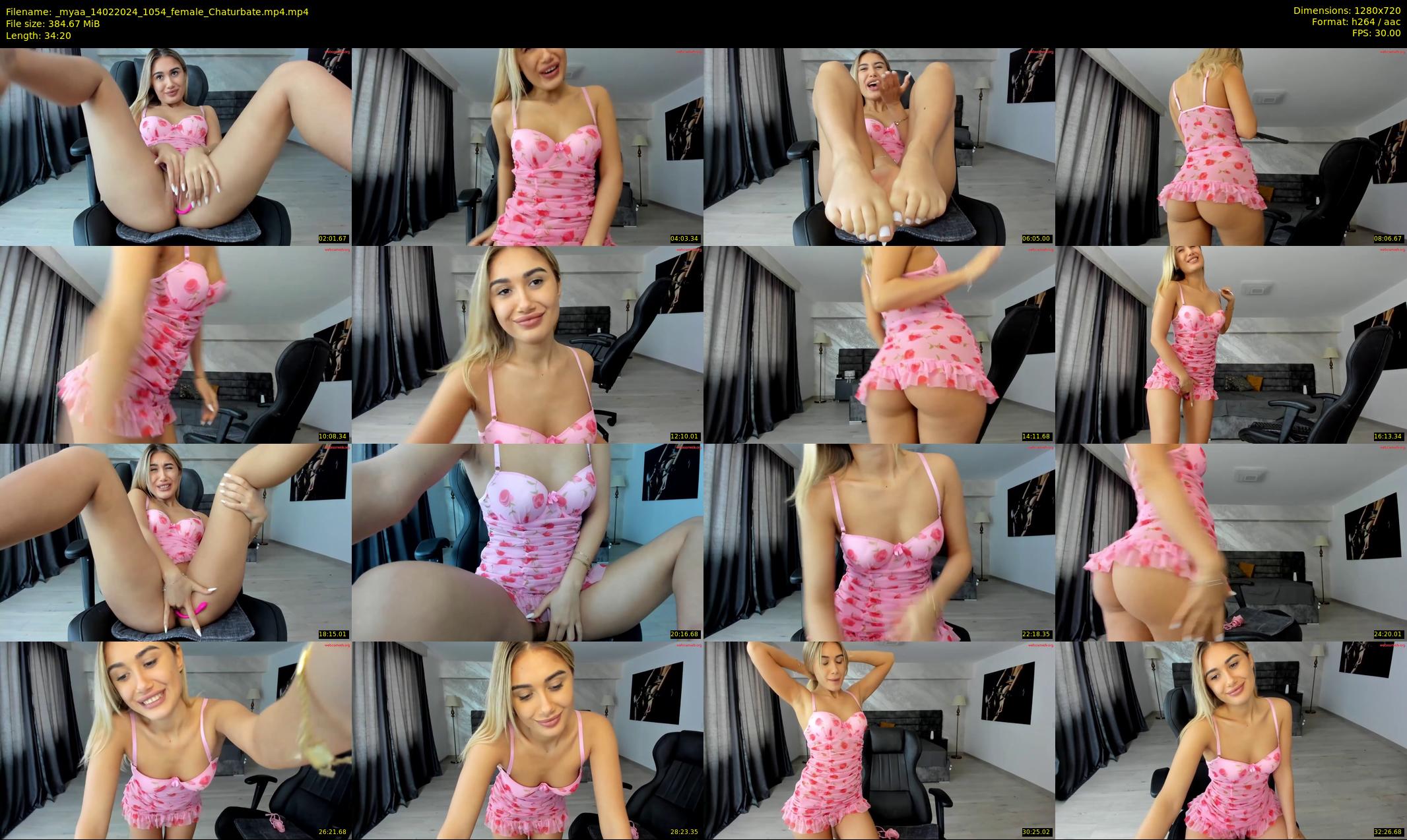 _myaa — 35 minute Chaturbate female cam show recording, 720p, Feb 14, 2024