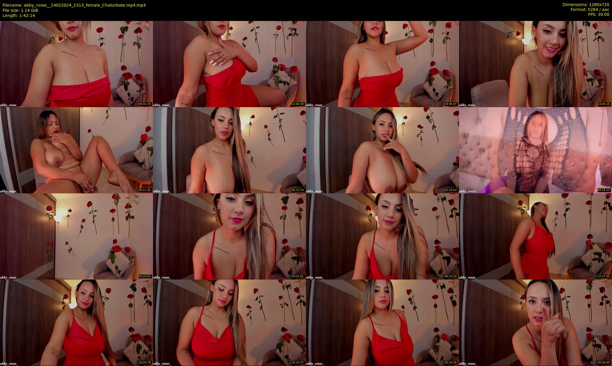 abby_rosse_ — 103 minute Chaturbate female cam show recording, 720p, Feb 14, 2024
