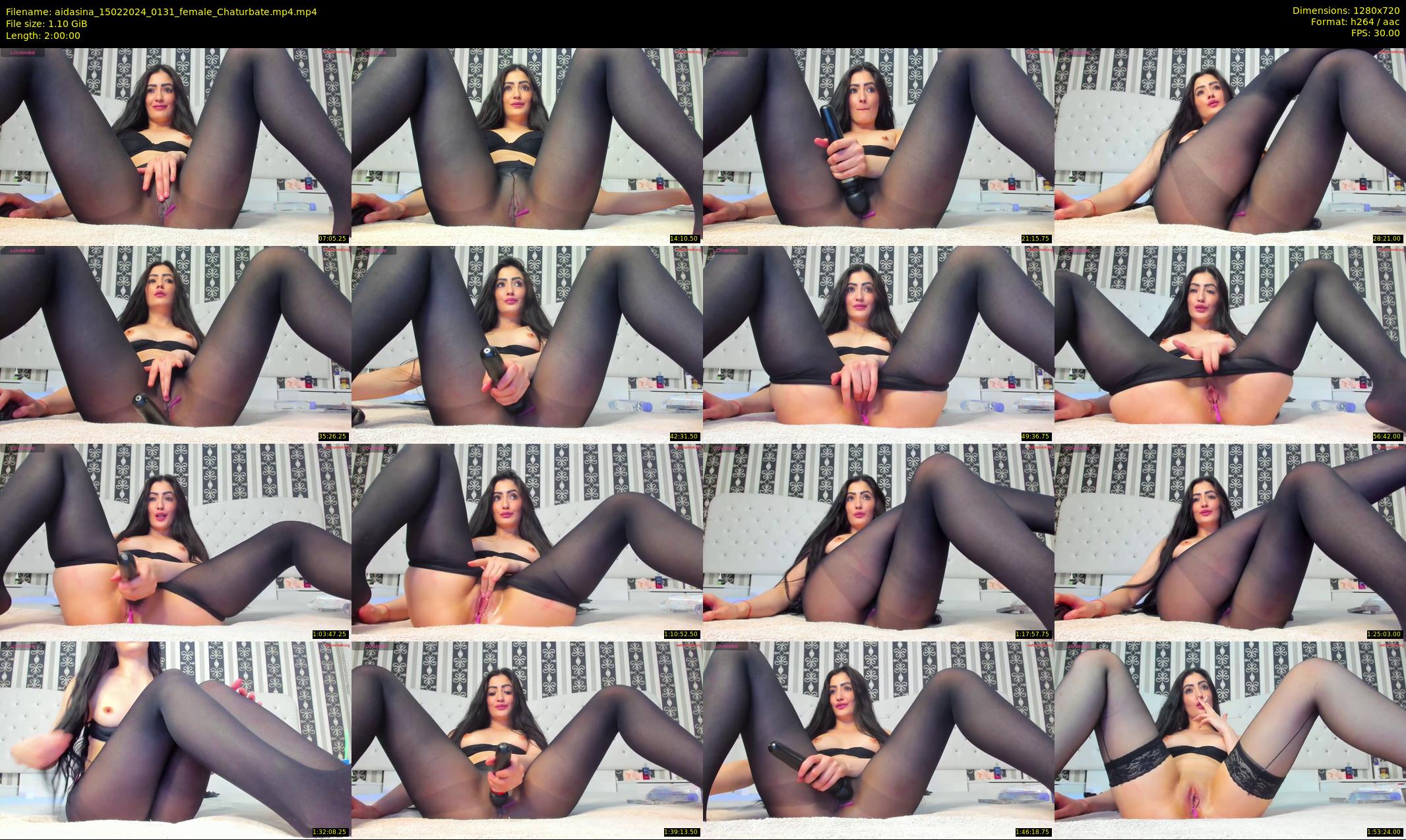 aidasina — 120 minute Chaturbate female cam show recording, 720p, Feb 15, 2024
