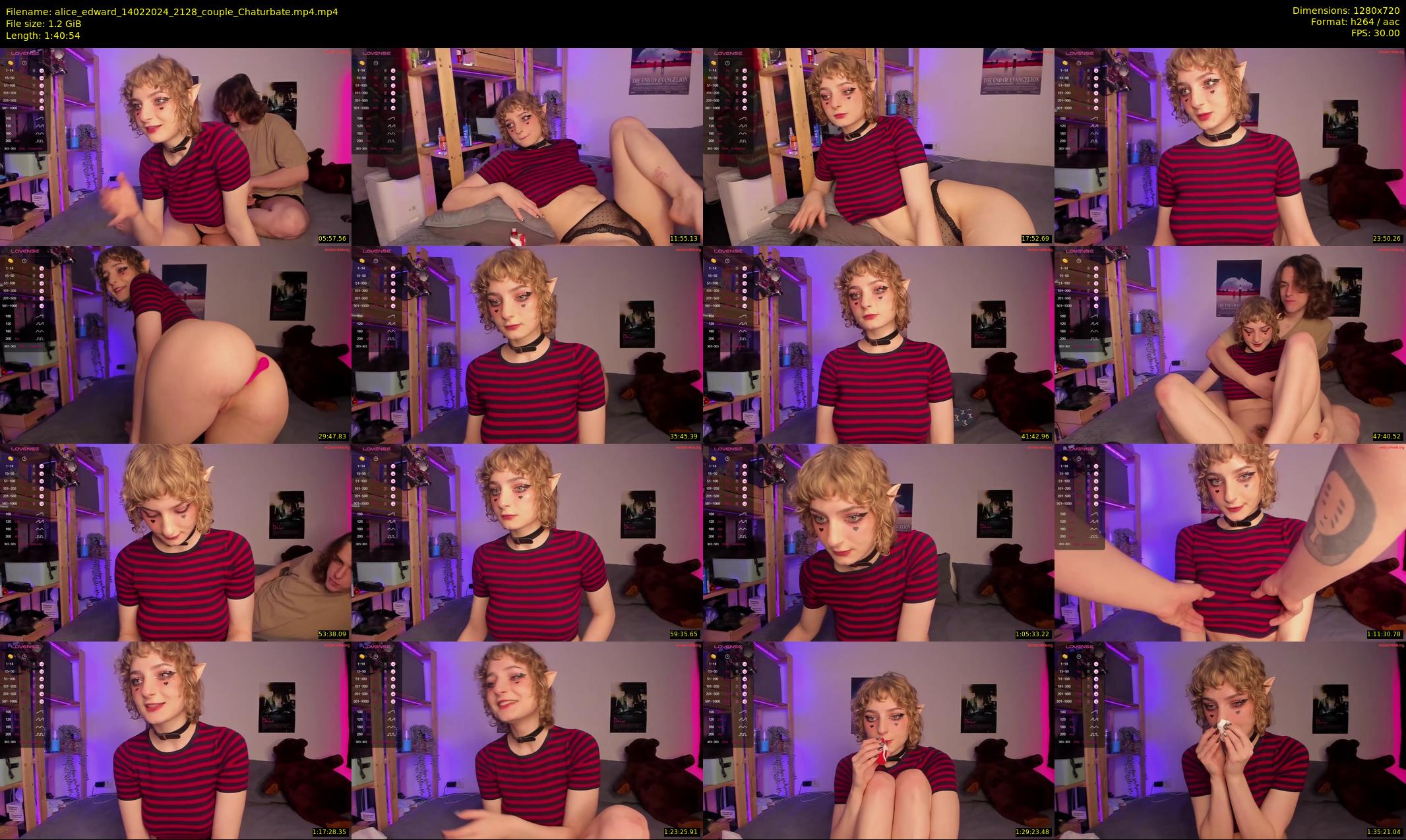 alice_edward — 101 minute Chaturbate couple cam show recording, 720p, Feb 14, 2024