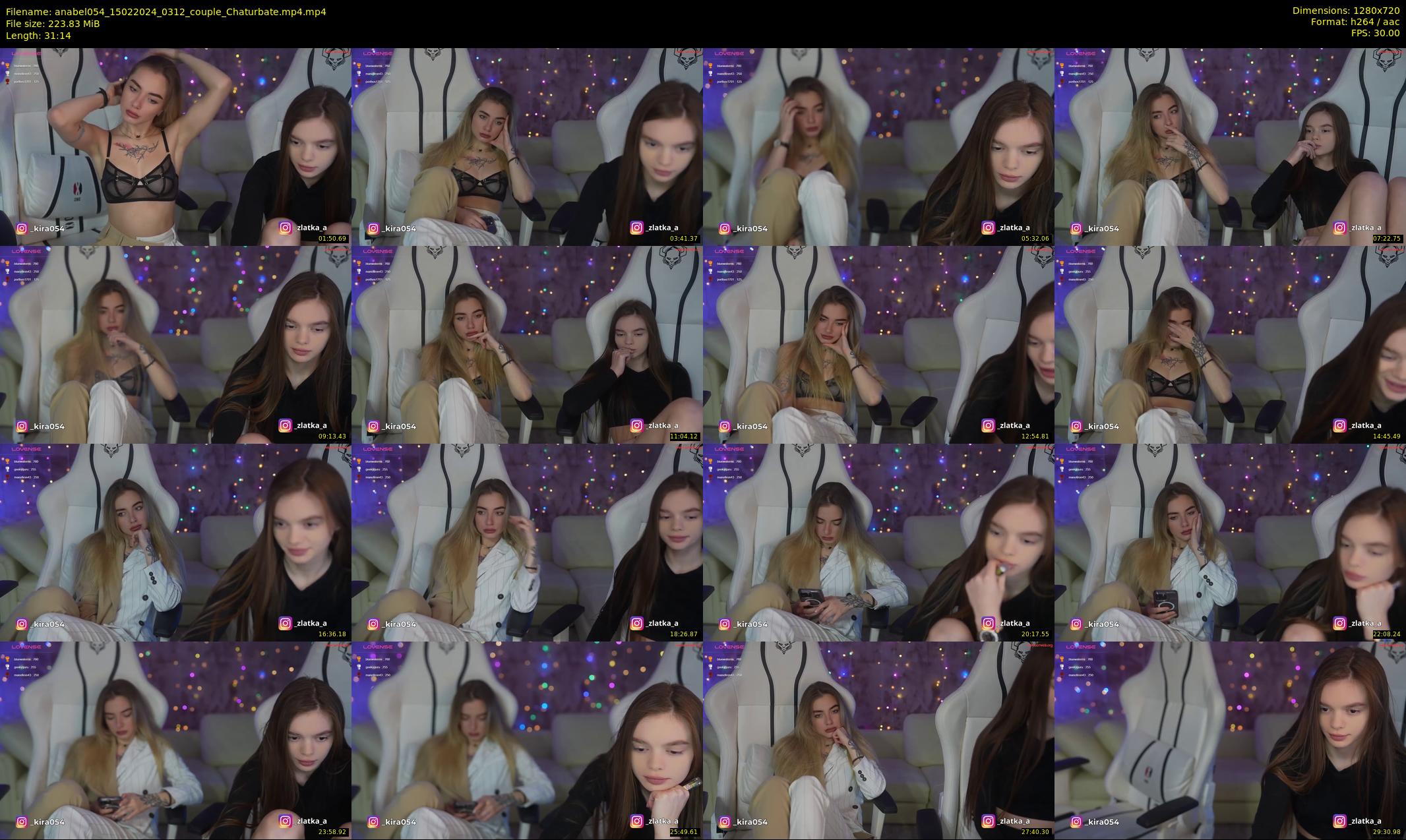 anabel054 — 32 minute Chaturbate female cam show recording, 720p, Feb 15, 2024