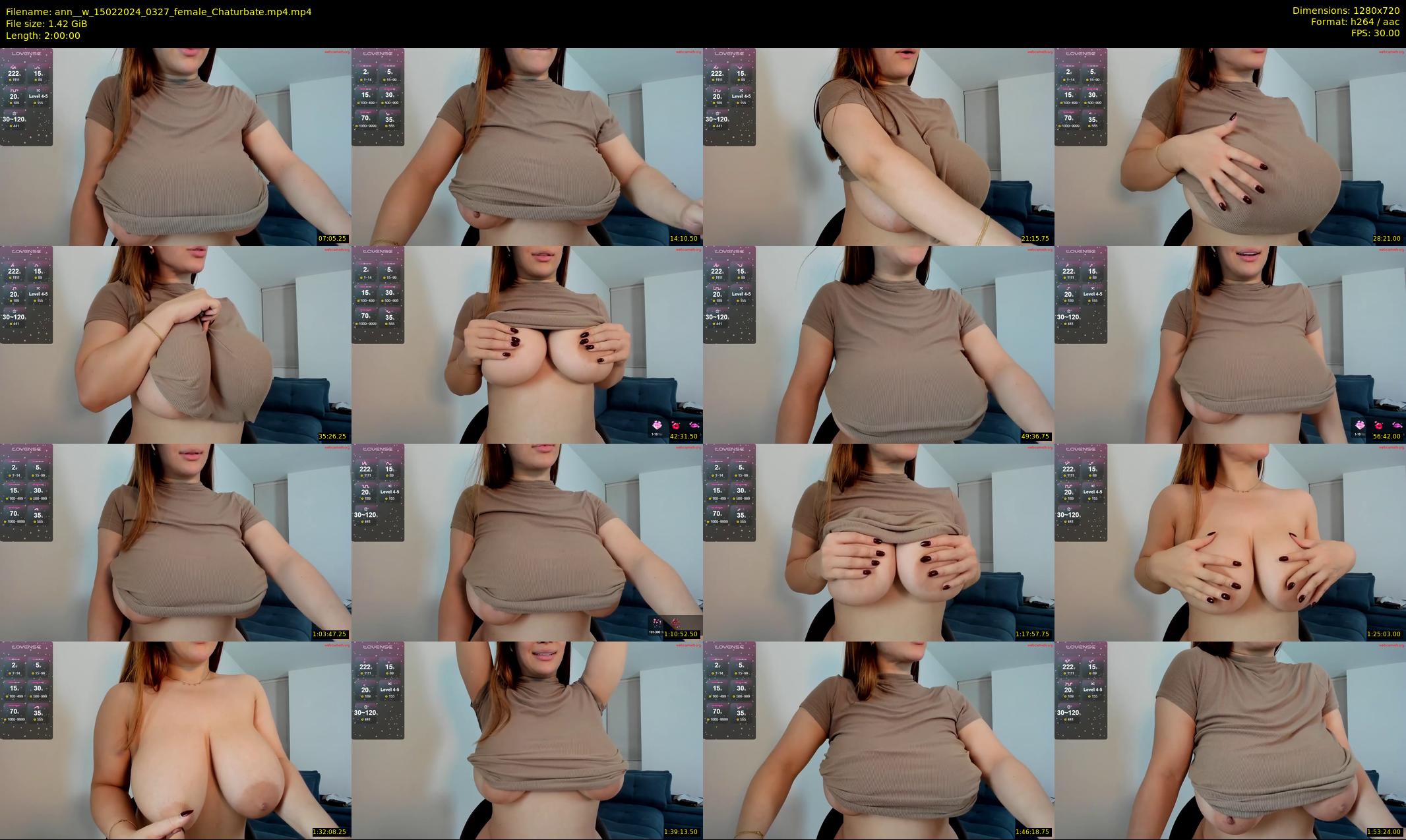 ann__w — 120 minute Chaturbate female cam show recording, 720p, Feb 15, 2024