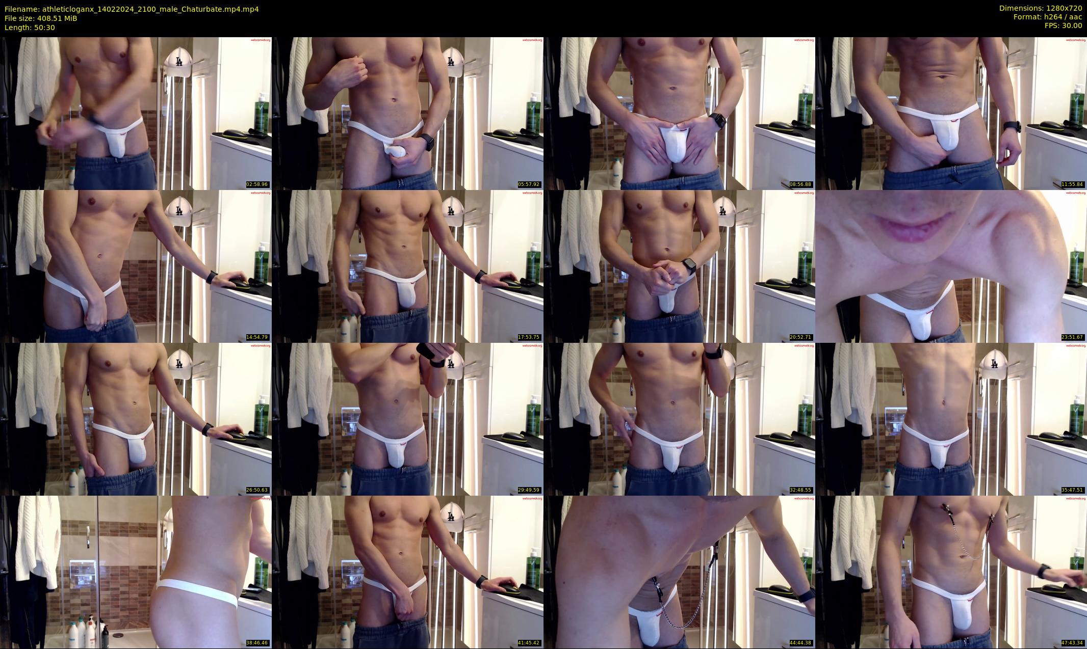 athleticloganx — 51 minute Chaturbate male cam show recording, 720p, Feb 14, 2024