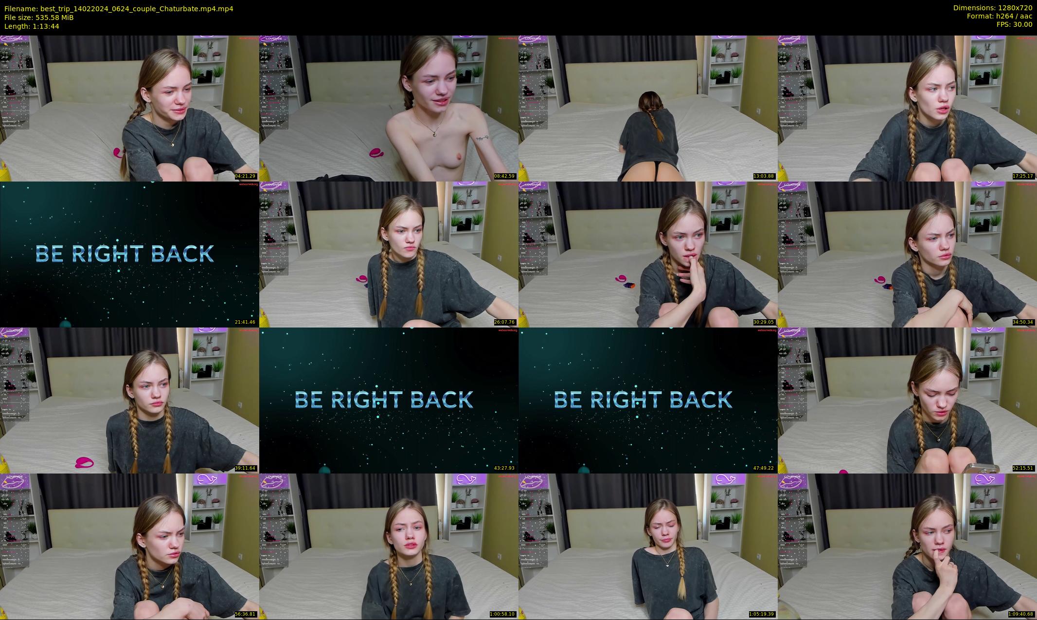 best_trip — 74 minute Chaturbate couple cam show recording, 720p, Feb 14, 2024