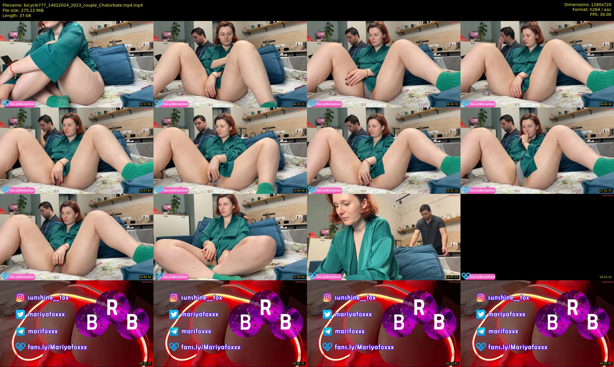 bicycle777 — 38 minute Chaturbate couple cam show recording, 720p, Feb 14, 2024