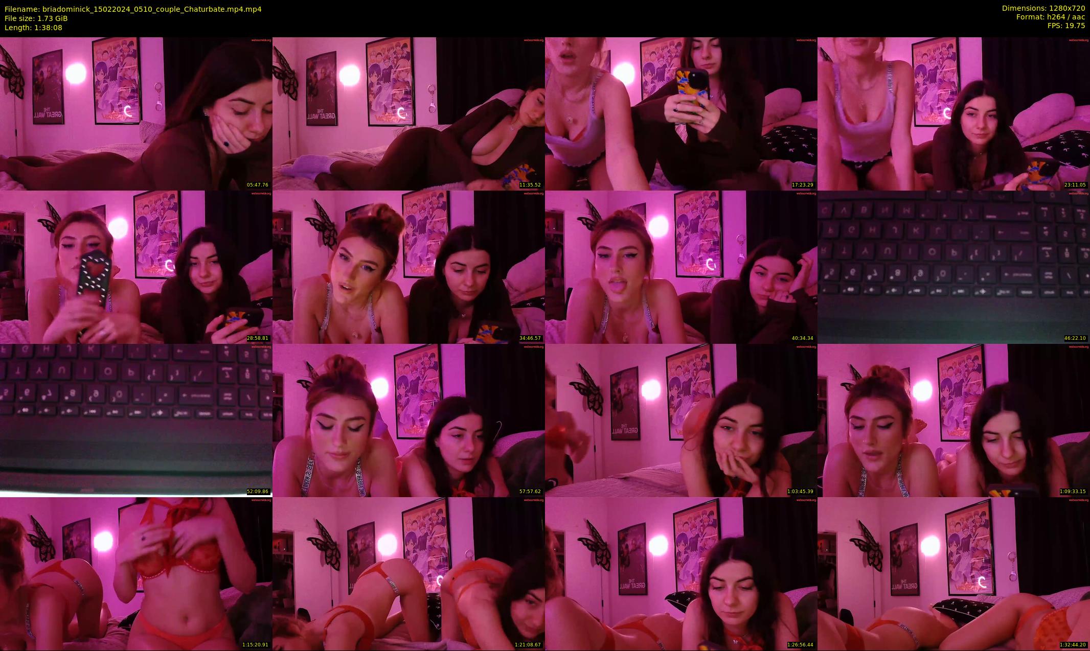 briadominick — 99 minute Chaturbate couple cam show recording, 720p, Feb 15, 2024