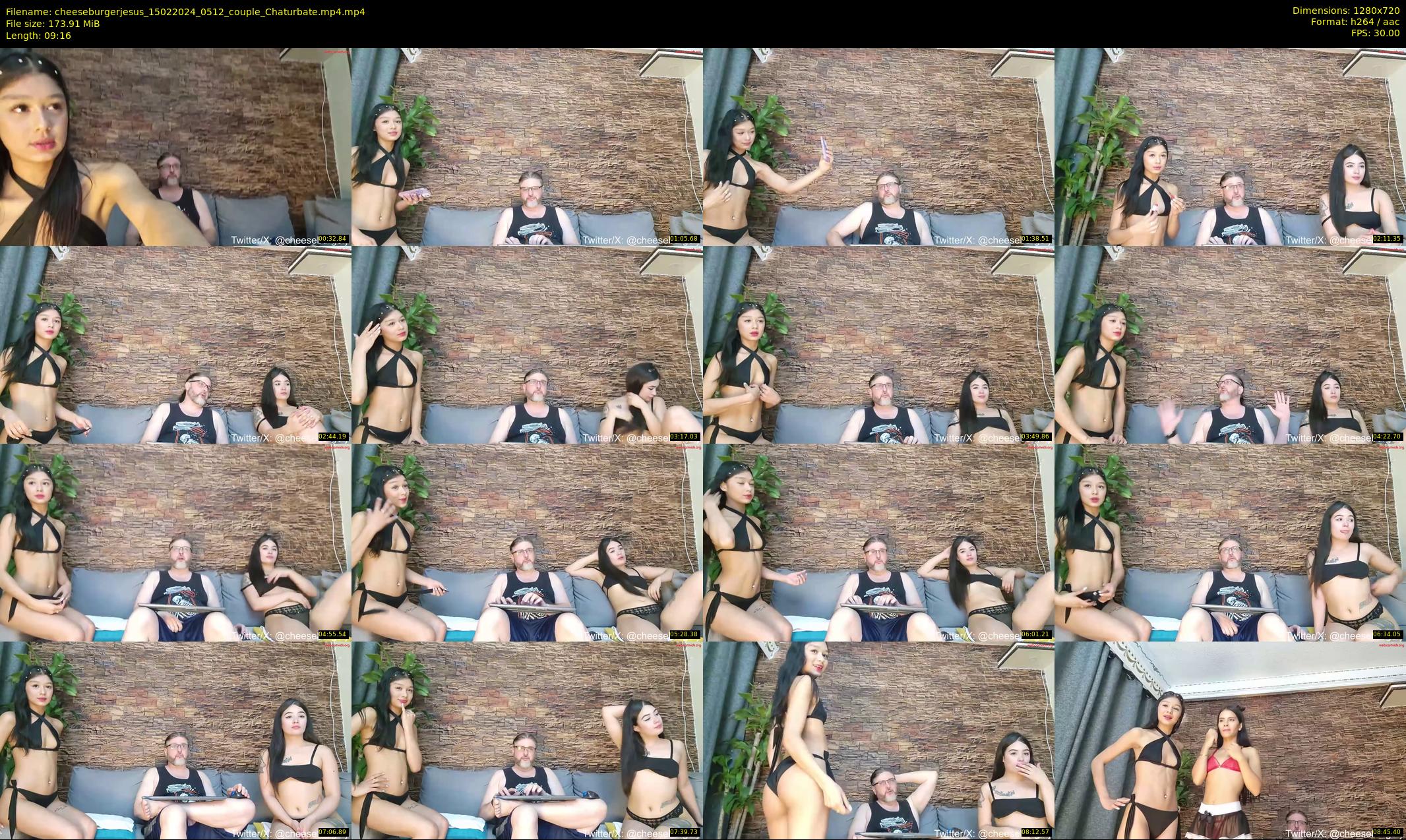 cheeseburgerjesus — 10 minute Chaturbate couple cam show recording, 720p, Feb 15, 2024