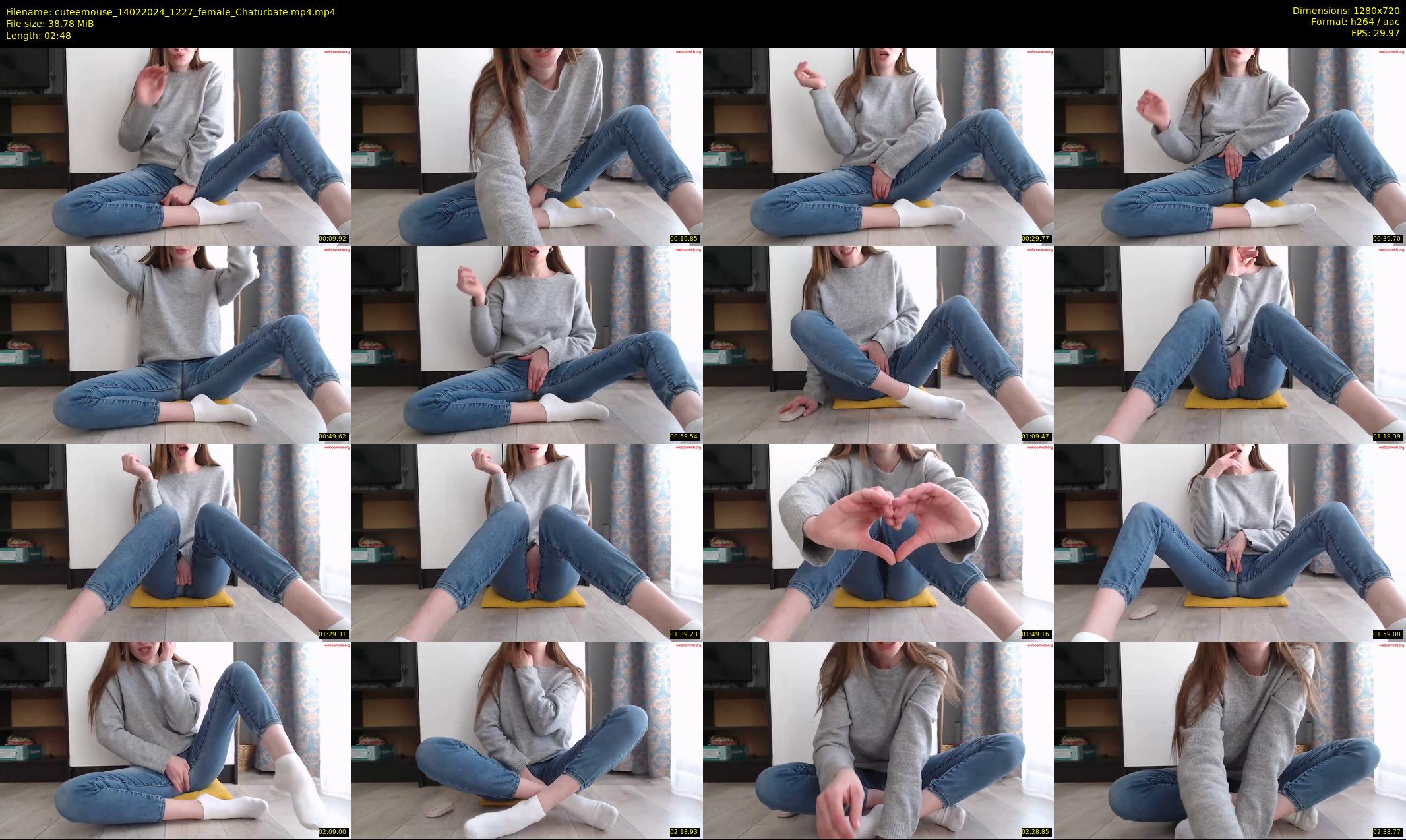 cuteemouse — 3 minute Chaturbate female cam show recording, 720p, Feb 14, 2024