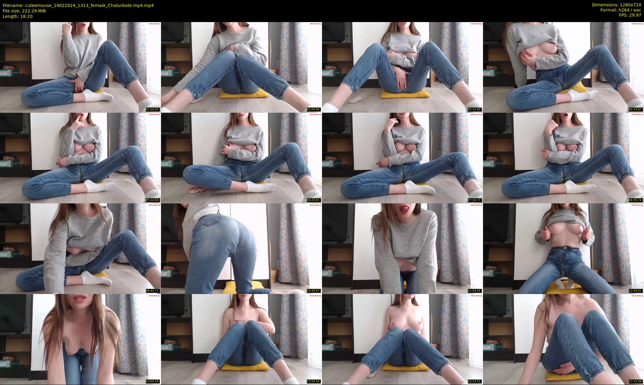 cuteemouse — 19 minute Chaturbate female cam show recording, 720p, Feb 14, 2024