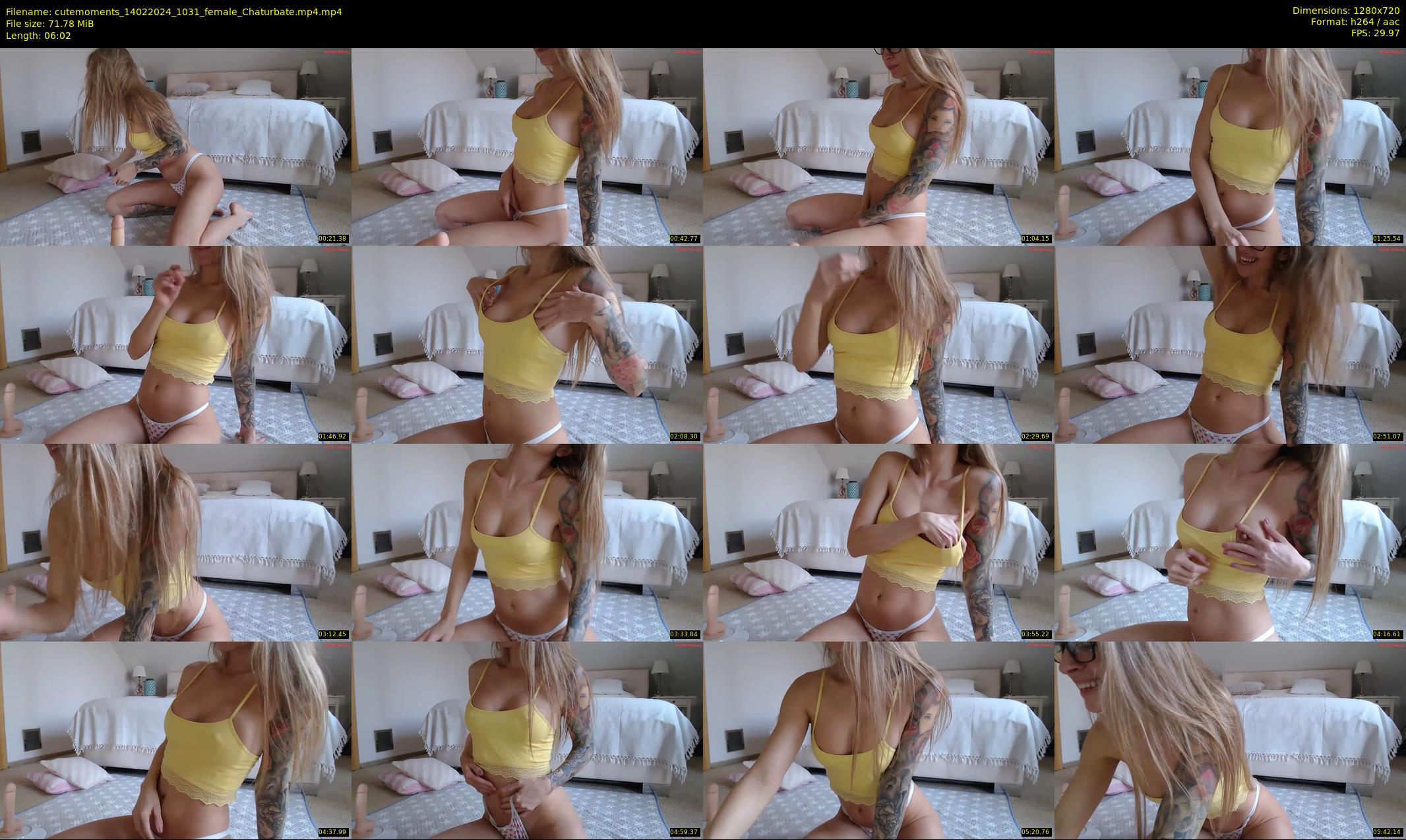 cutemoments — 7 minute Chaturbate female cam show recording, 720p, Feb 14, 2024