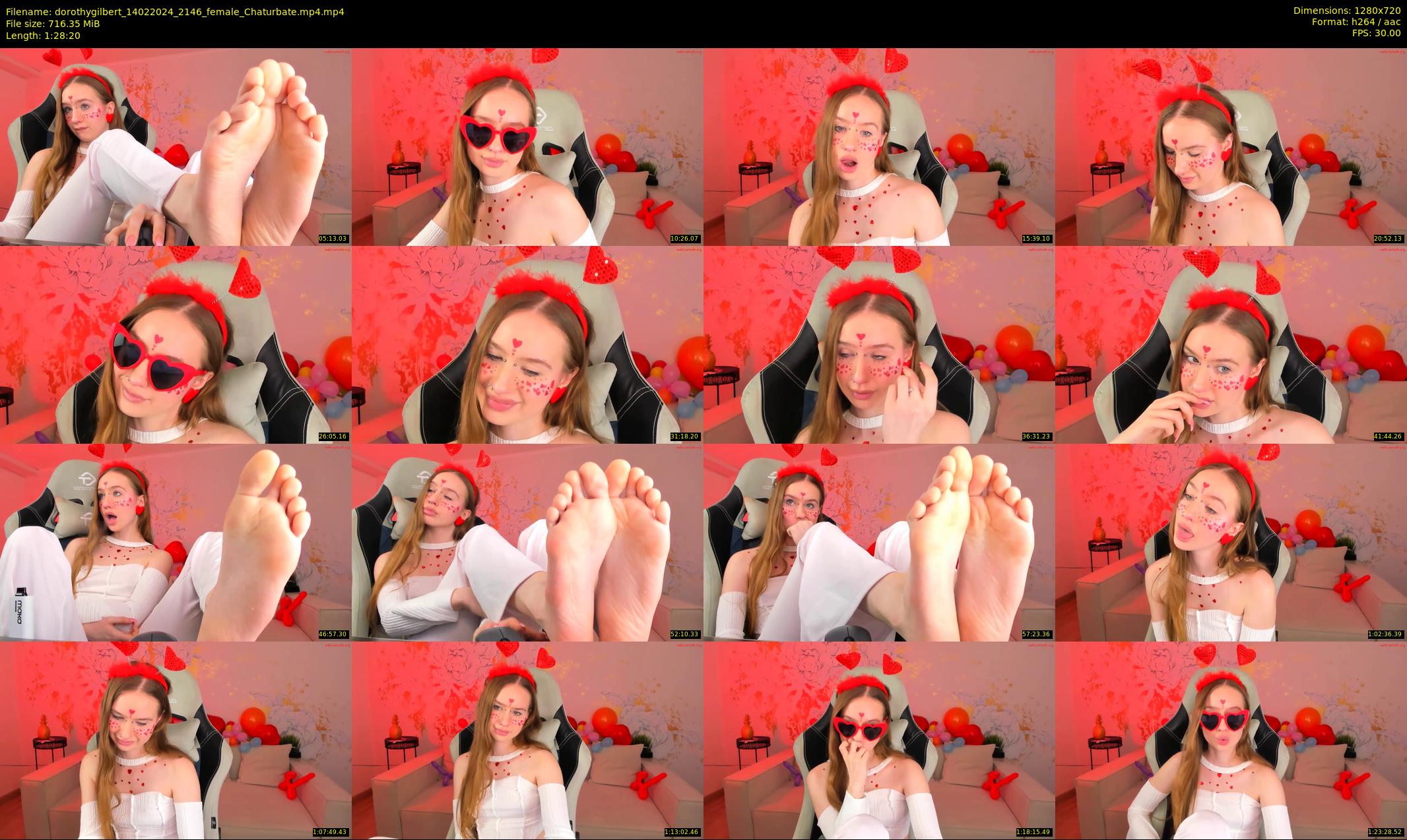 dorothygilbert — 89 minute Chaturbate female cam show recording, 720p, Feb 14, 2024