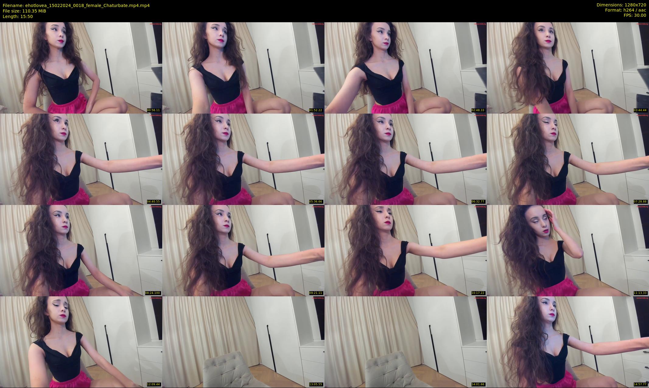 ehotlovea — 16 minute Chaturbate female cam show recording, 720p, Feb 15, 2024