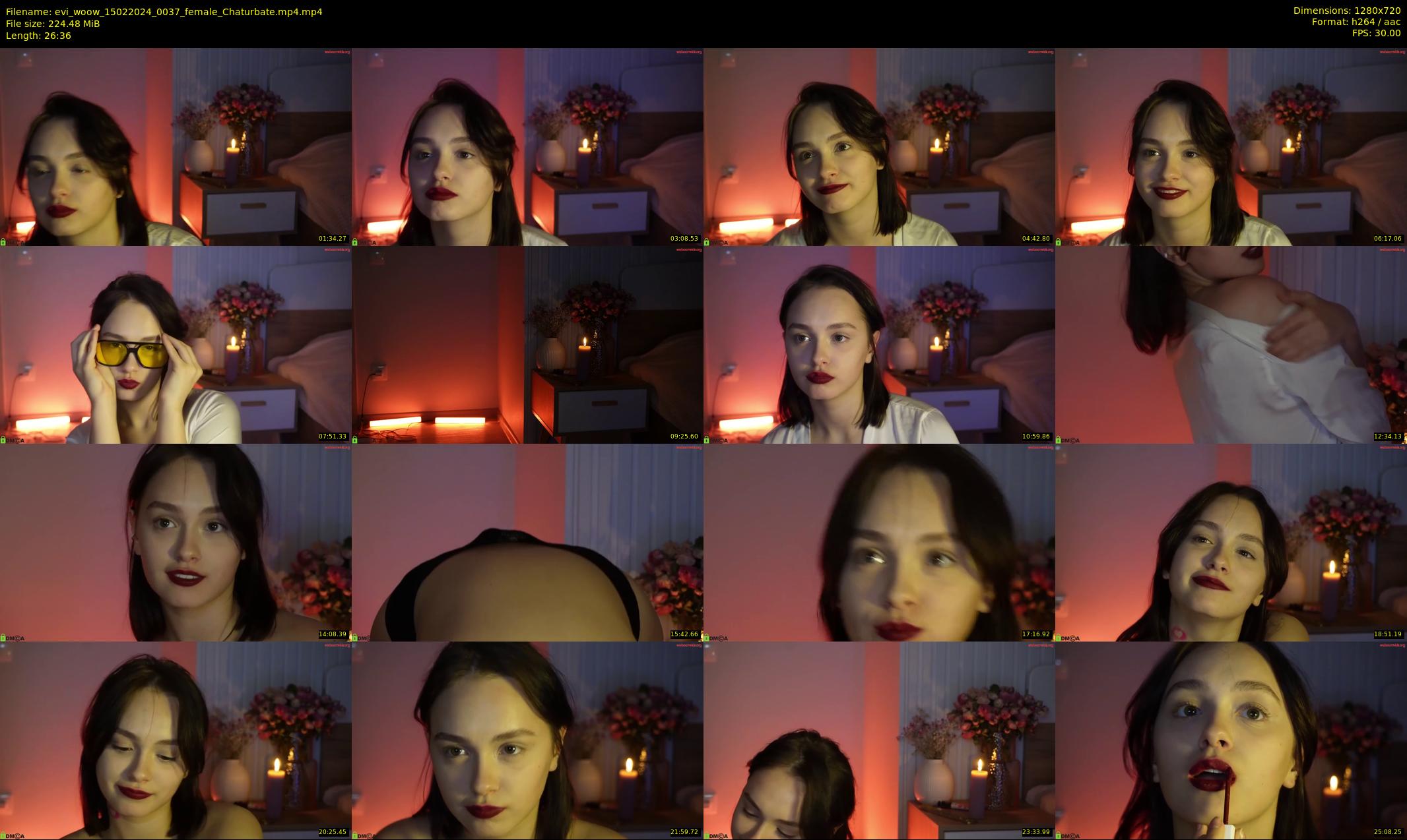 evi_woow — 27 minute Chaturbate female cam show recording, 720p, Feb 15, 2024