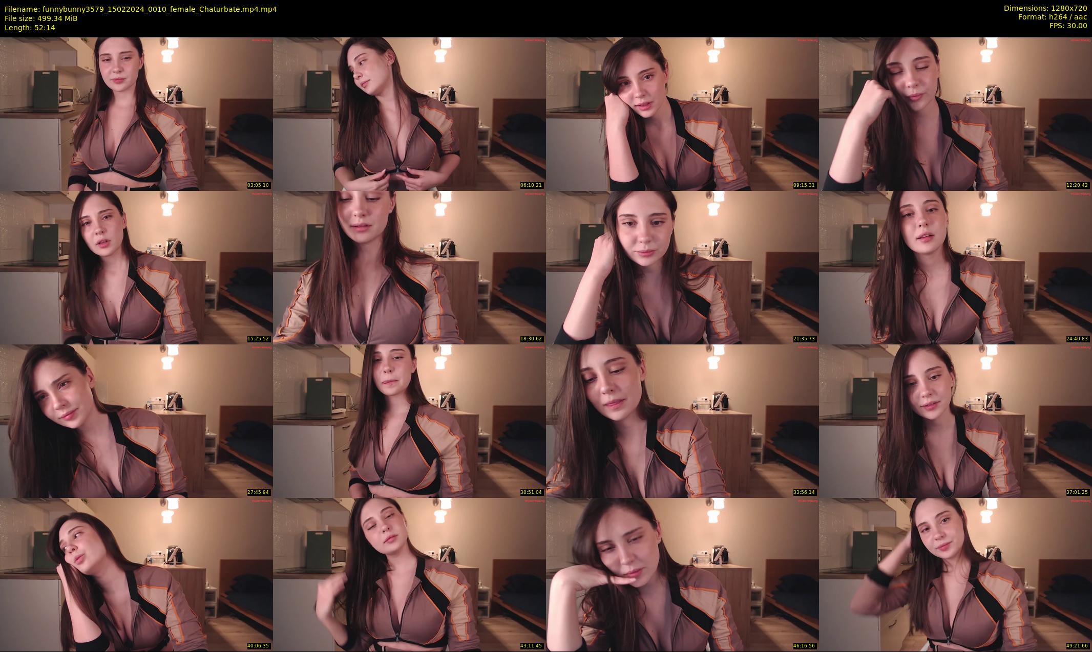 funnybunny3579 — 53 minute Chaturbate female cam show recording, 720p, Feb 15, 2024