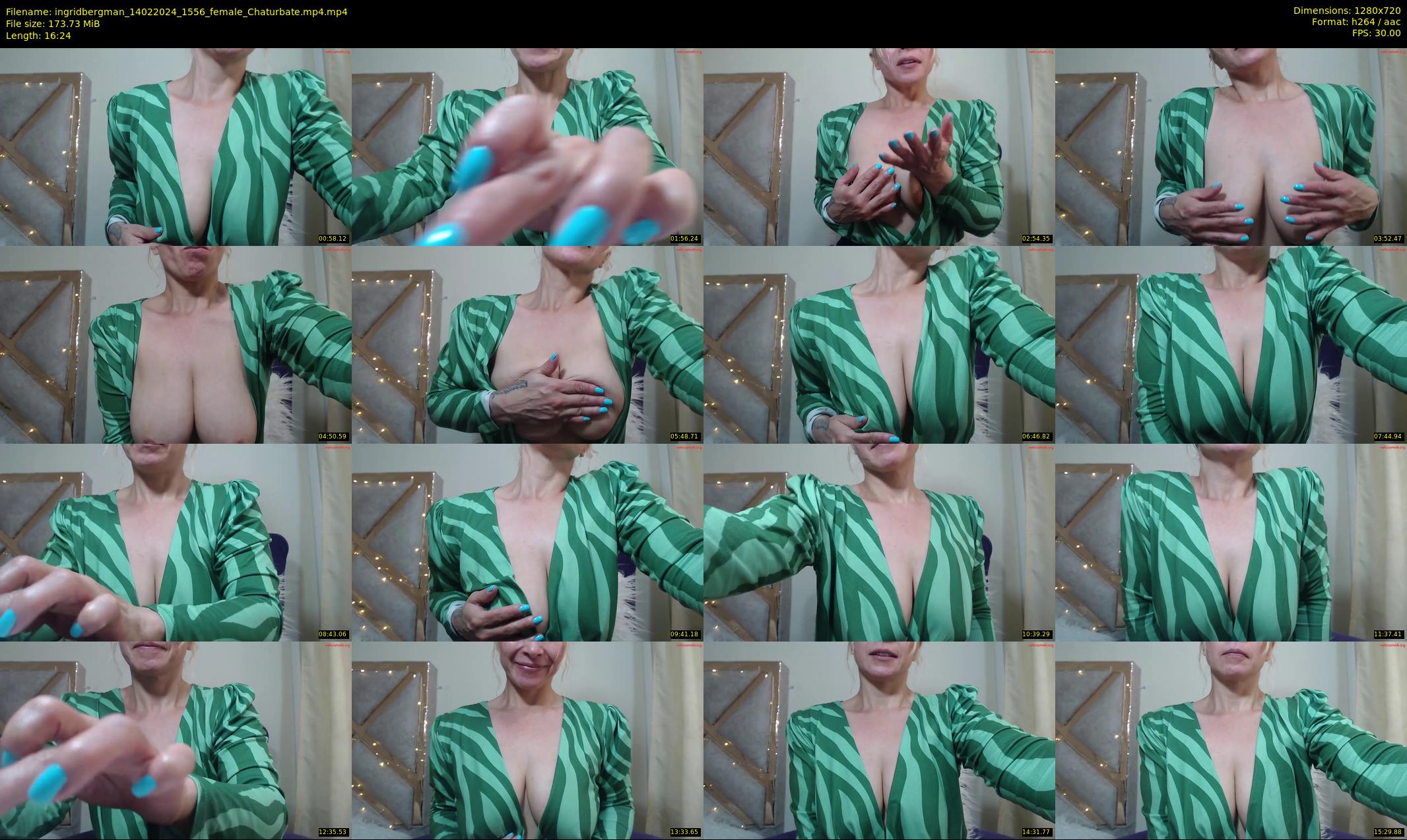 ingridbergman — 17 minute Chaturbate female cam show recording, 720p, Feb 14, 2024