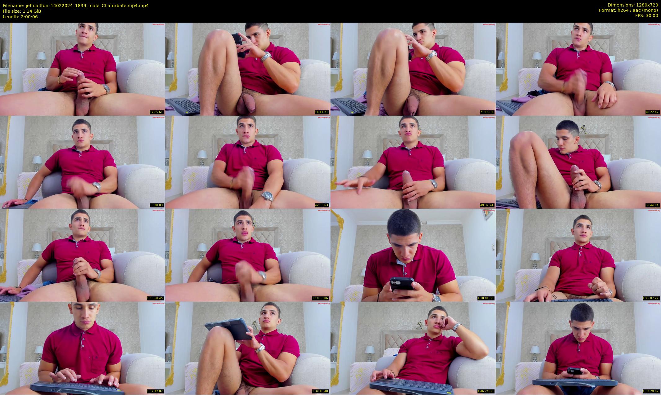 jeffdaltton — 121 minute Chaturbate male cam show recording, 720p, Feb 14, 2024