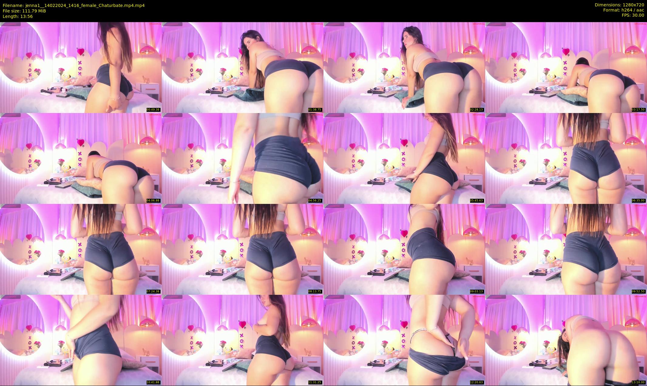 jenna1_ — 14 minute Chaturbate female cam show recording, 720p, Feb 14, 2024