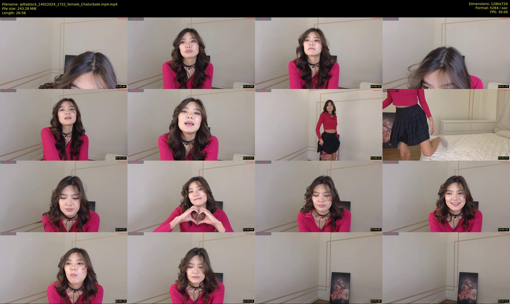 jettablock — 27 minute Chaturbate female cam show recording, 720p, Feb 14, 2024