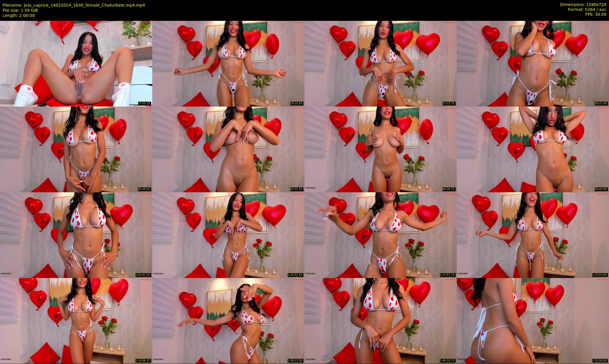 joss_caprice — 120 minute Chaturbate female cam show recording, 720p, Feb 14, 2024