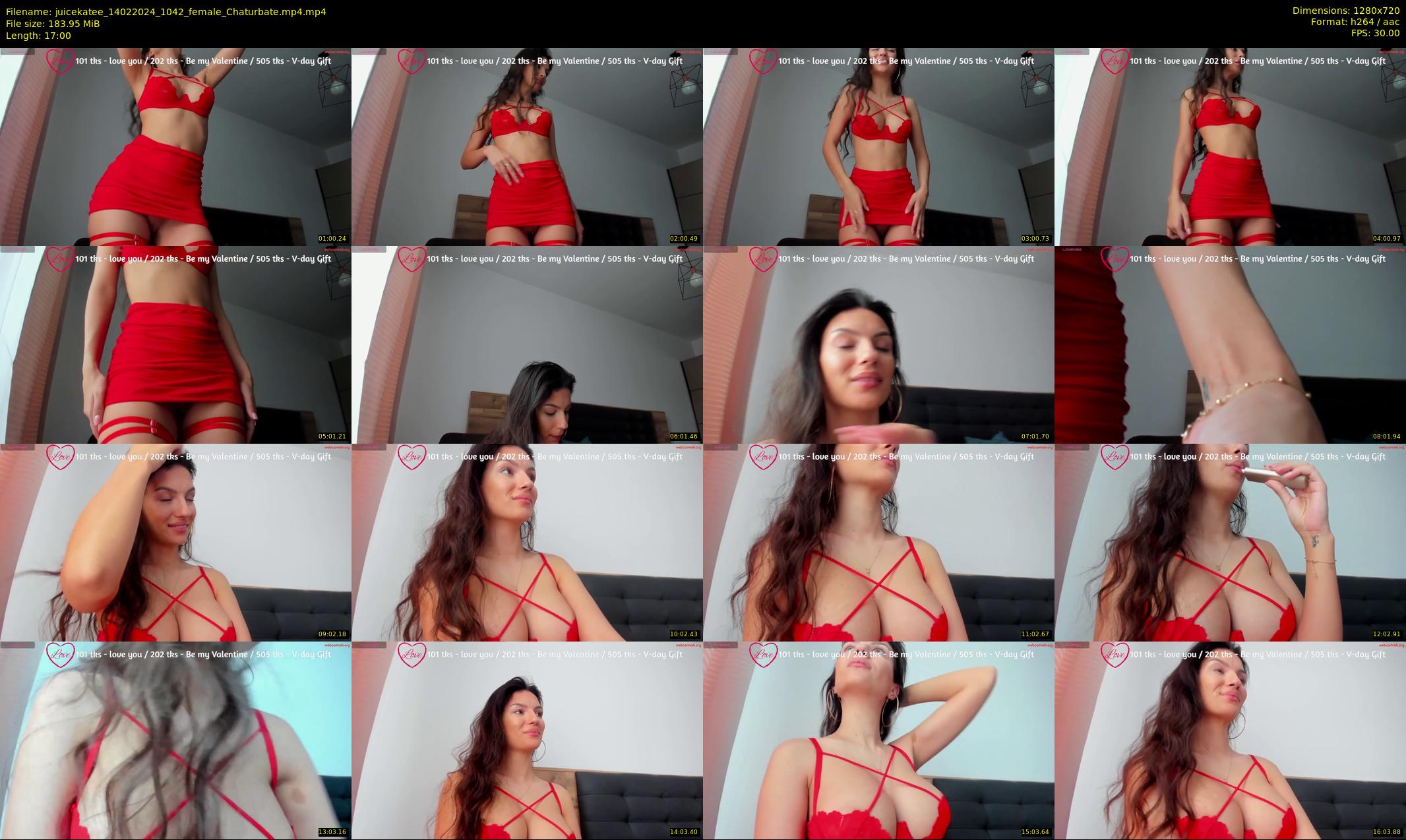 juicekatee — 17 minute Chaturbate female cam show recording, 720p, Feb 14, 2024