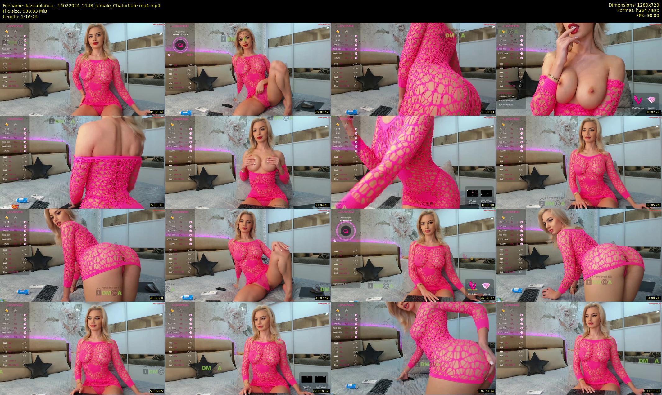 kassablanca_ — 77 minute Chaturbate female cam show recording, 720p, Feb 14, 2024