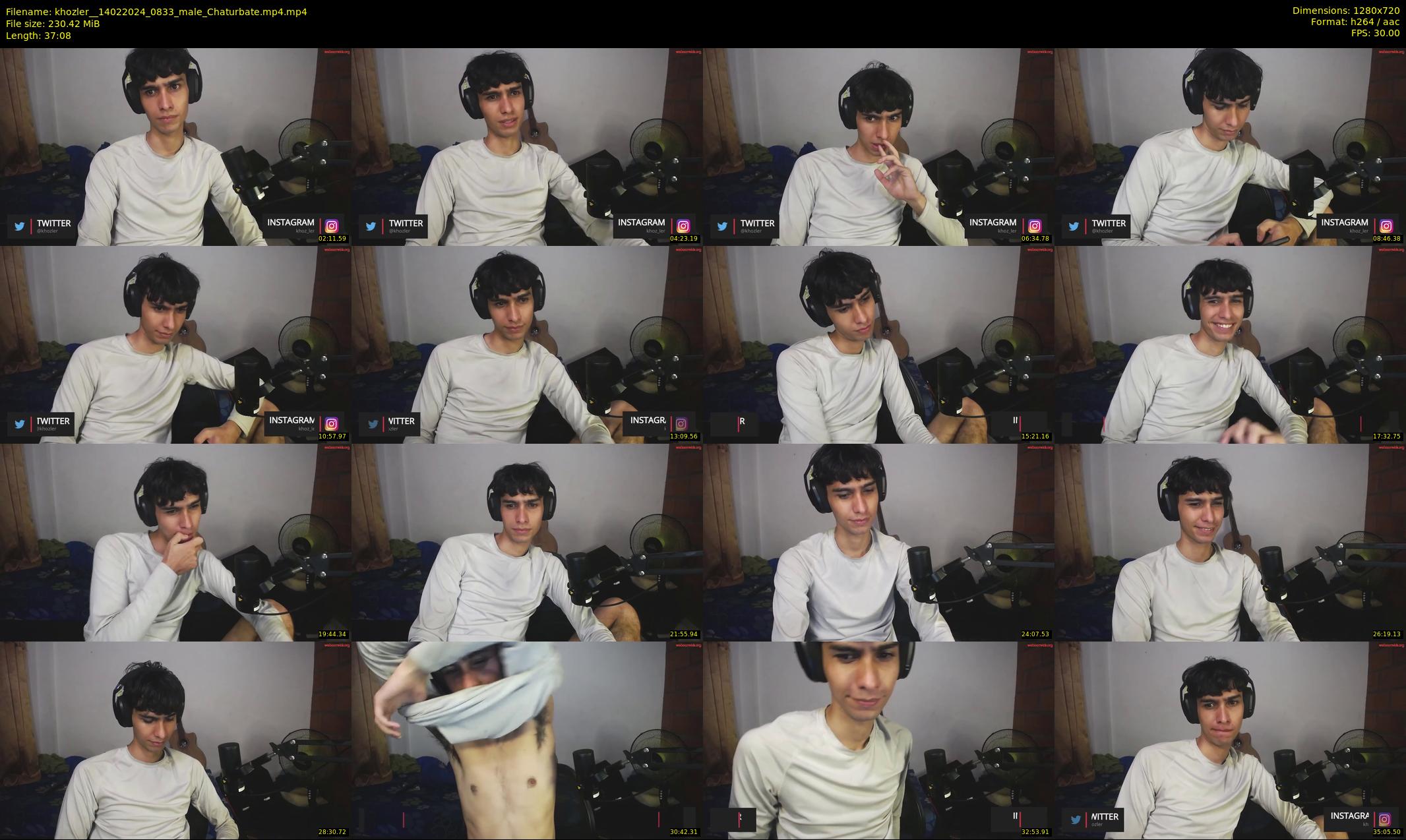 khozler_ — 38 minute Chaturbate male cam show recording, 720p, Feb 14, 2024