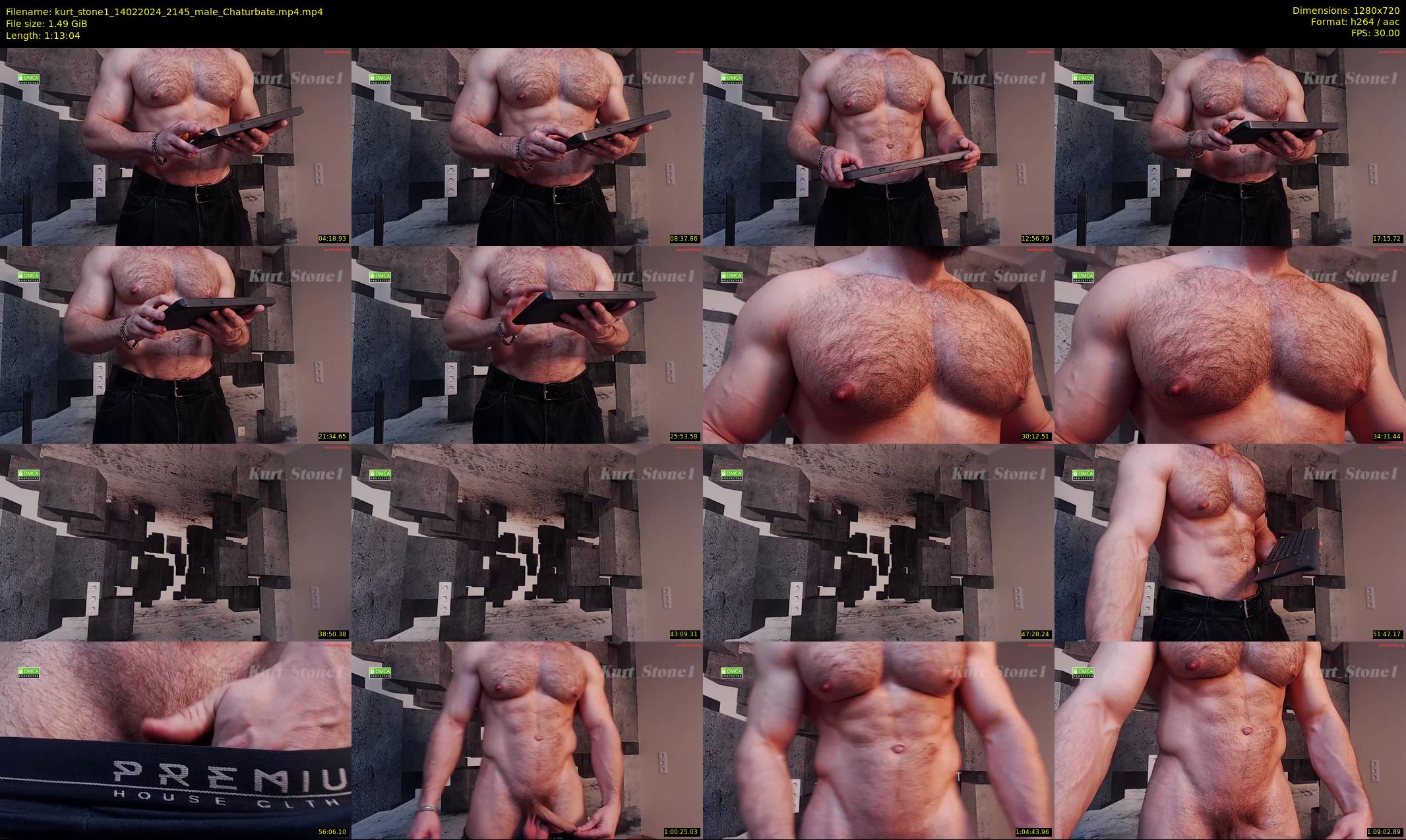 kurt_stone1 — 74 minute Chaturbate male cam show recording, 720p, Feb 14, 2024