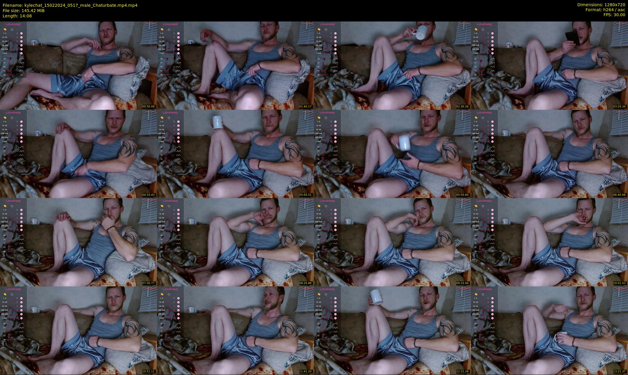 kylechat — 15 minute Chaturbate male cam show recording, 720p, Feb 15, 2024