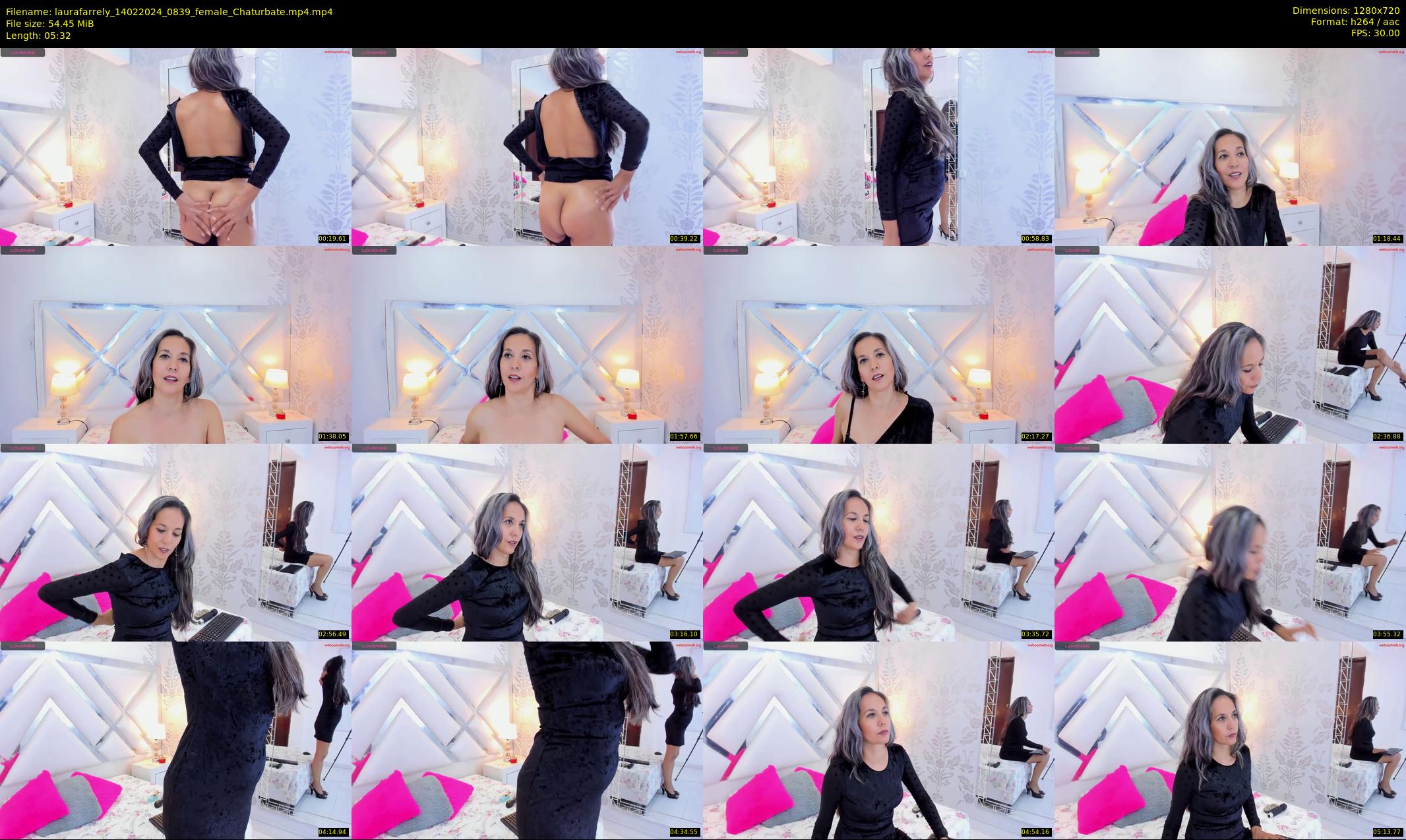 laurafarrely — 6 minute Chaturbate female cam show recording, 720p, Feb 14, 2024