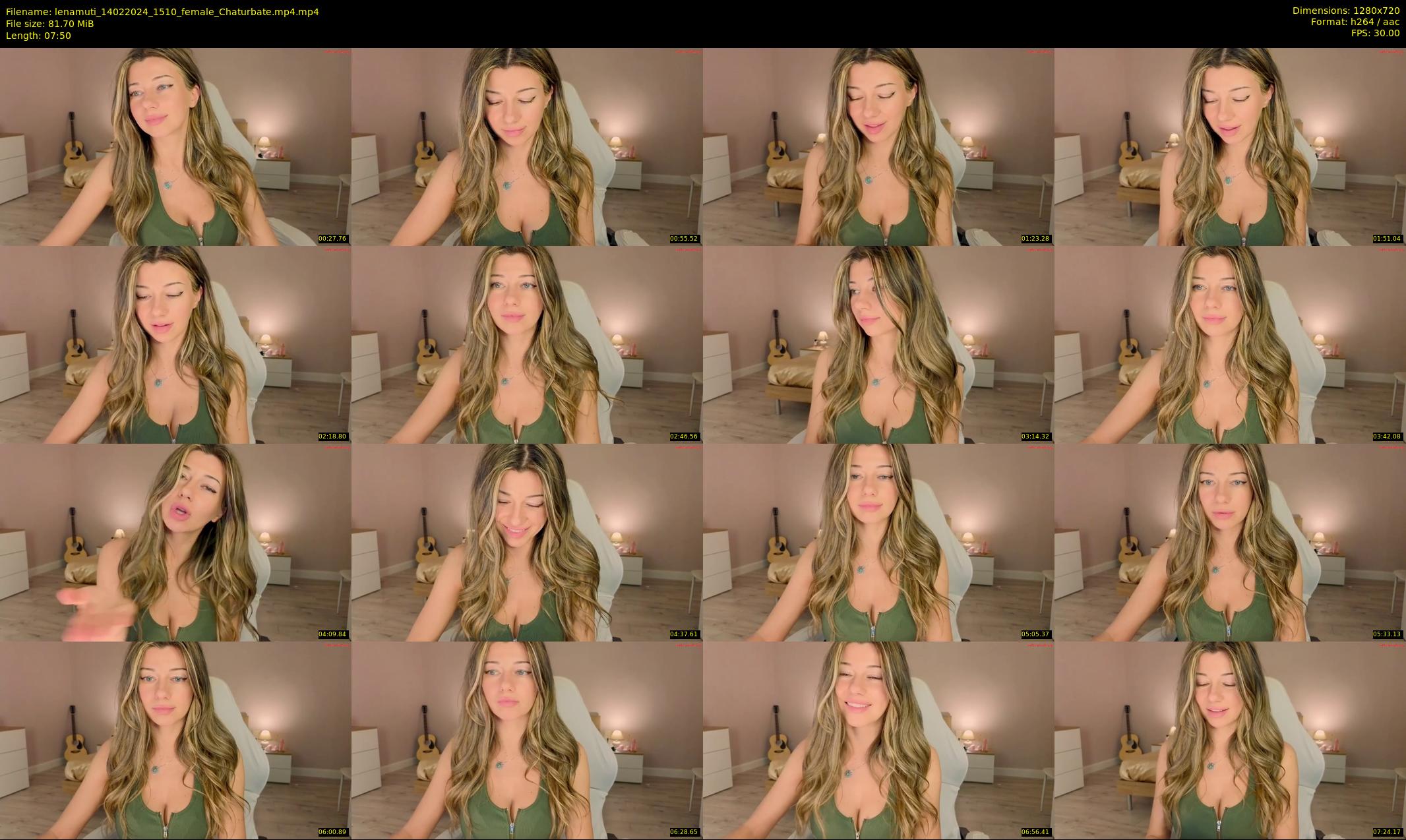 lenamuti — 8 minute Chaturbate female cam show recording, 720p, Feb 14, 2024