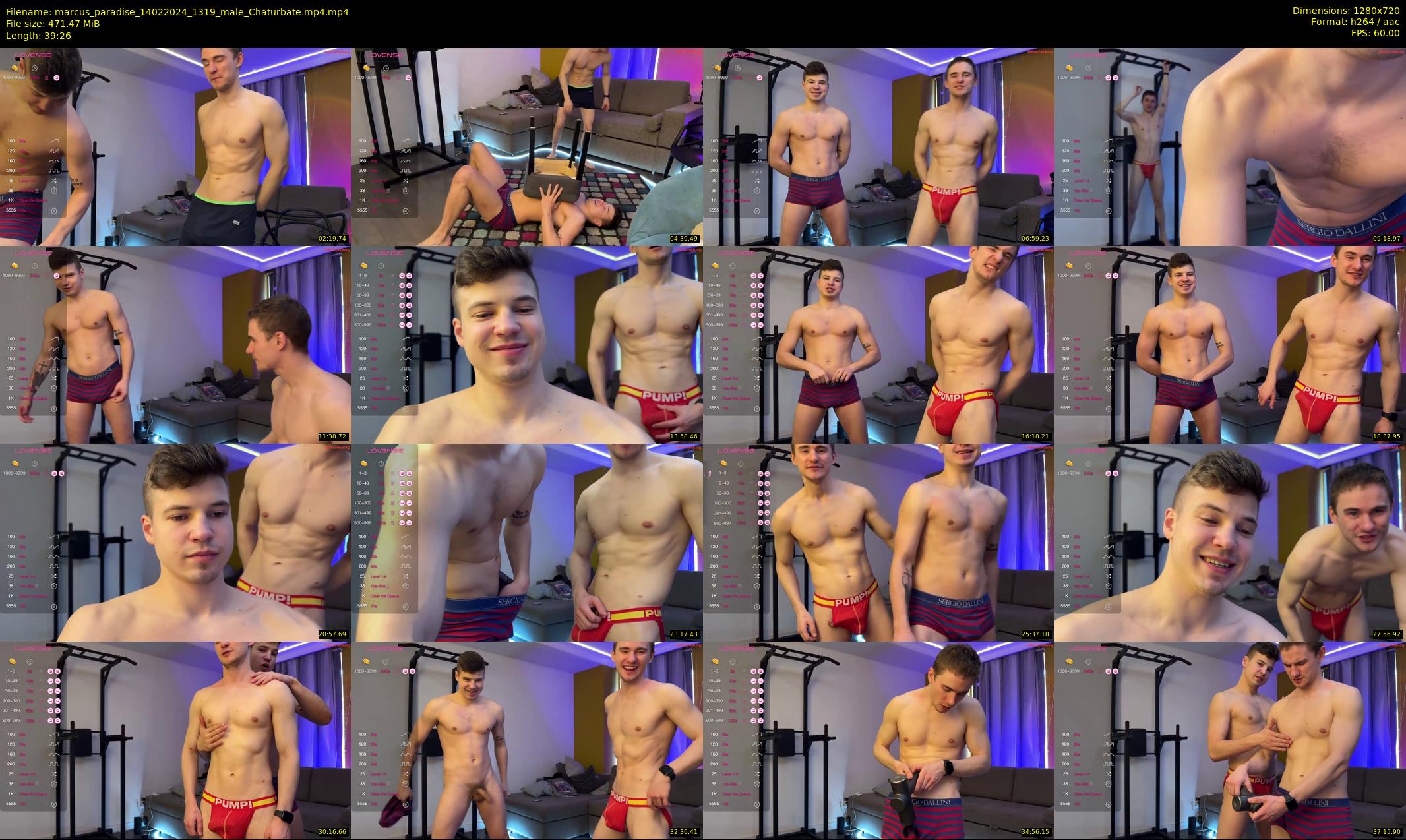 marcus_paradise — 40 minute Chaturbate male cam show recording, 720p, Feb 14, 2024