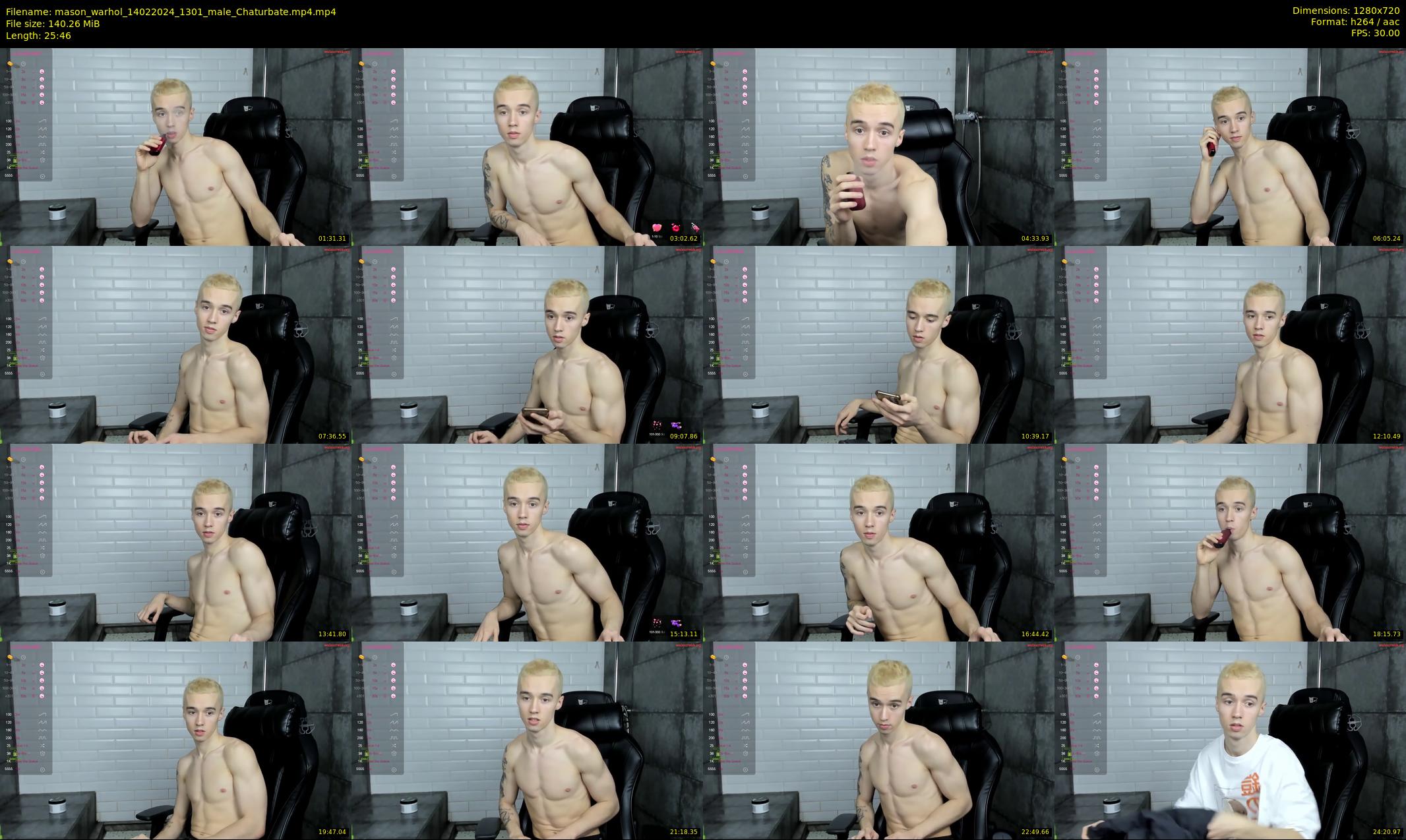 mason_warhol — 26 minute Chaturbate male cam show recording, 720p, Feb 14, 2024