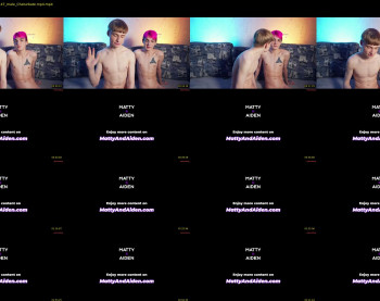 mattyaiden — 3 minute Chaturbate male cam show recording, 720p, Feb 14, 2024