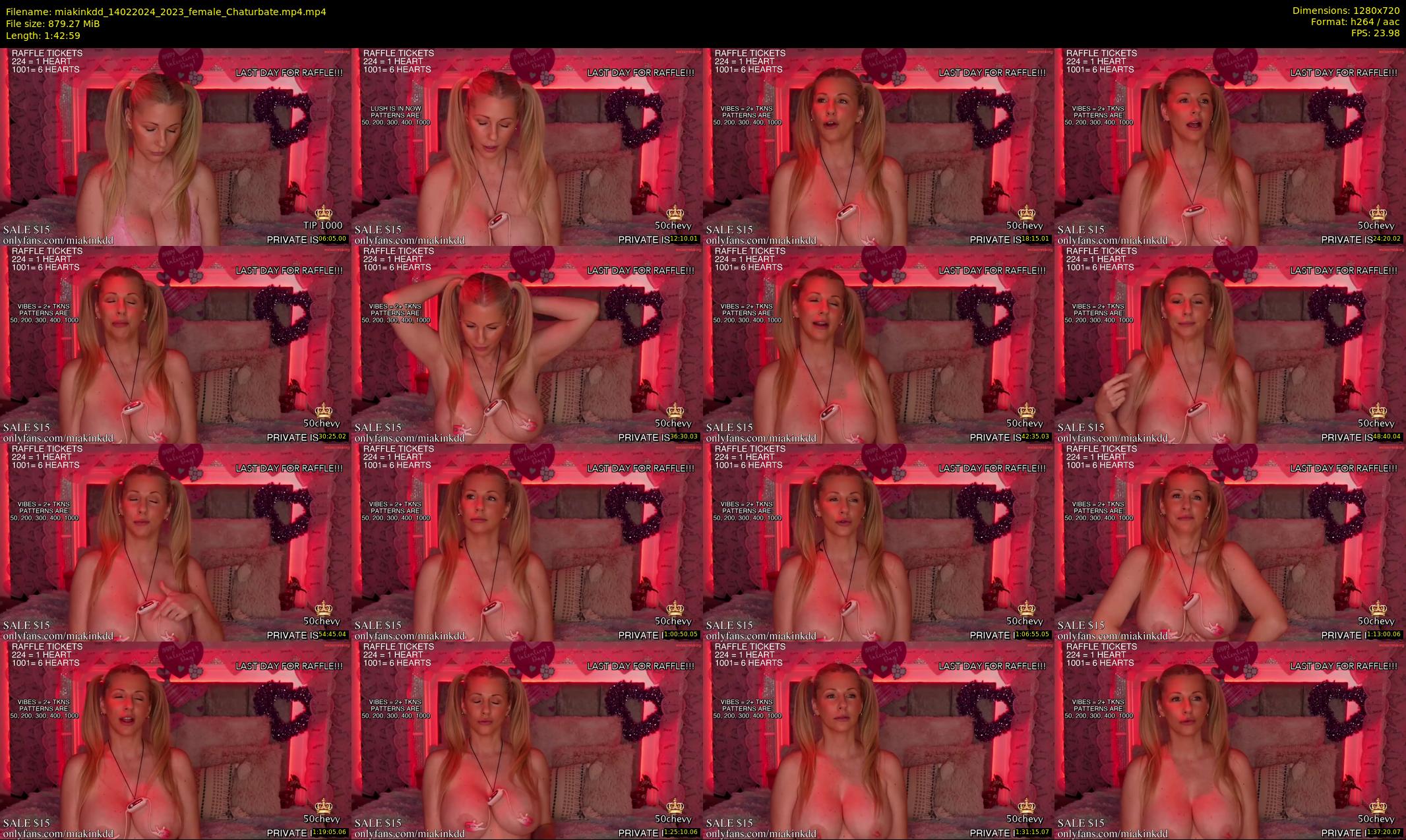 miakinkdd — 103 minute Chaturbate female cam show recording, 720p, Feb 14, 2024