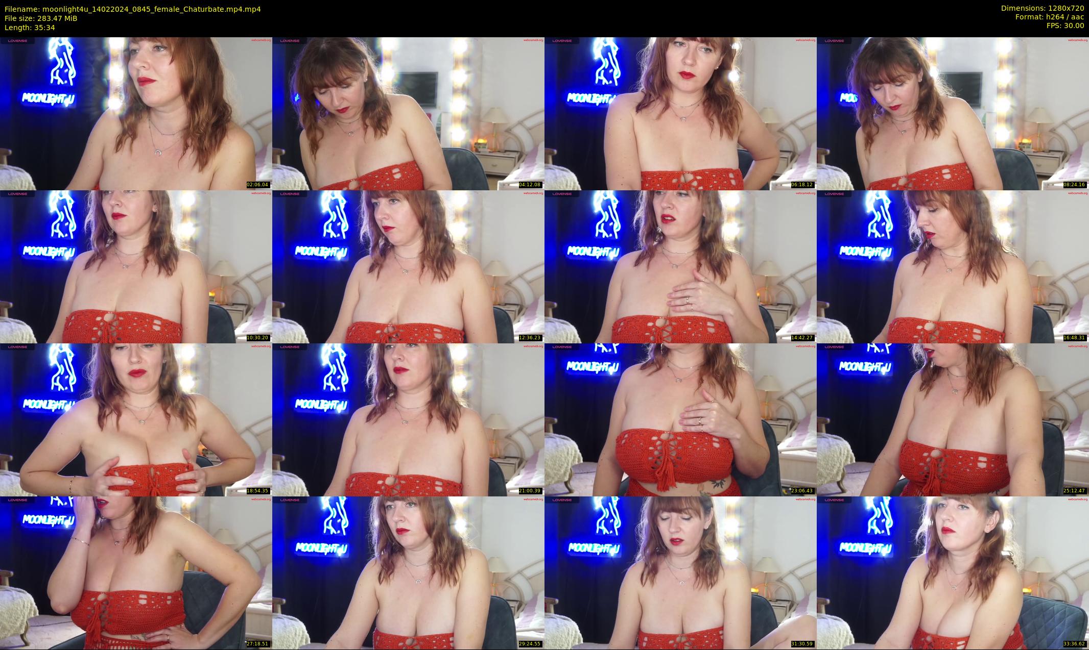 moonlight4u — 36 minute Chaturbate female cam show recording, 720p, Feb 14, 2024