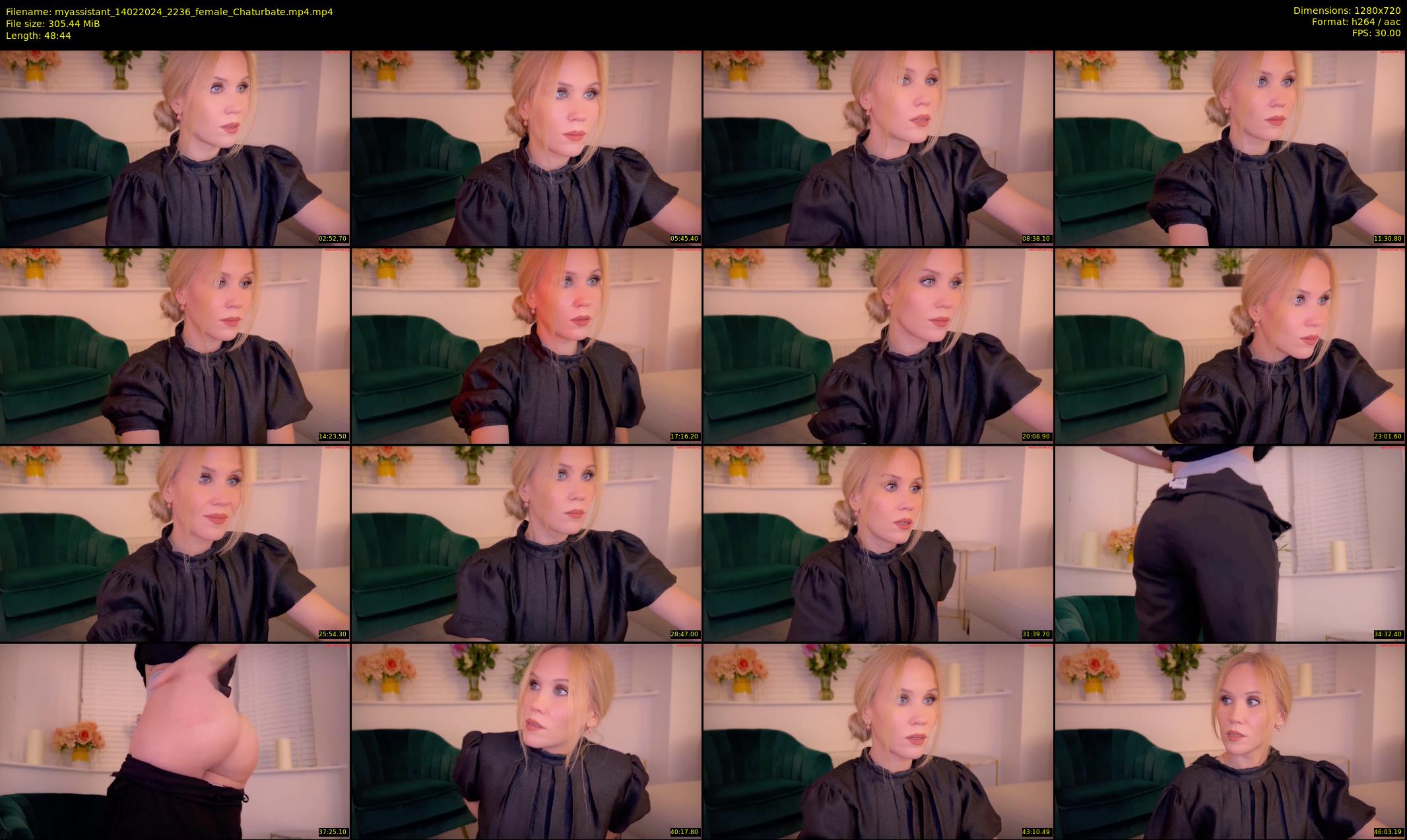 myassistant — 49 minute Chaturbate female cam show recording, 720p, Feb 14, 2024