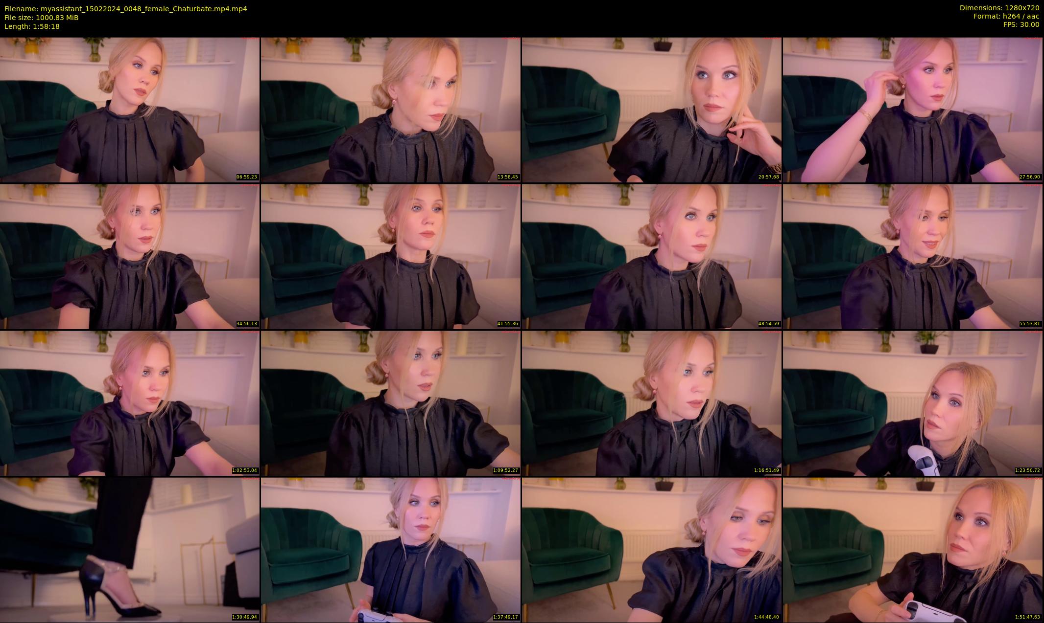 myassistant — 119 minute Chaturbate female cam show recording, 720p, Feb 15, 2024