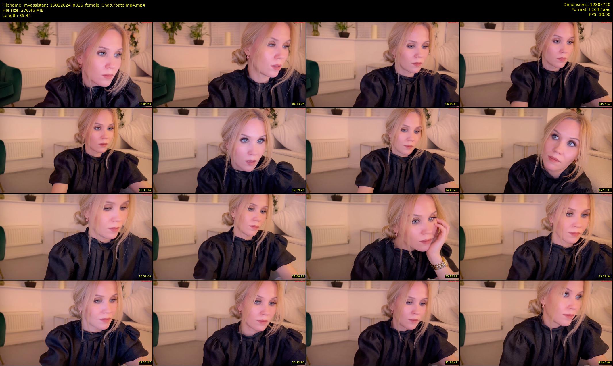 myassistant — 36 minute Chaturbate female cam show recording, 720p, Feb 15, 2024