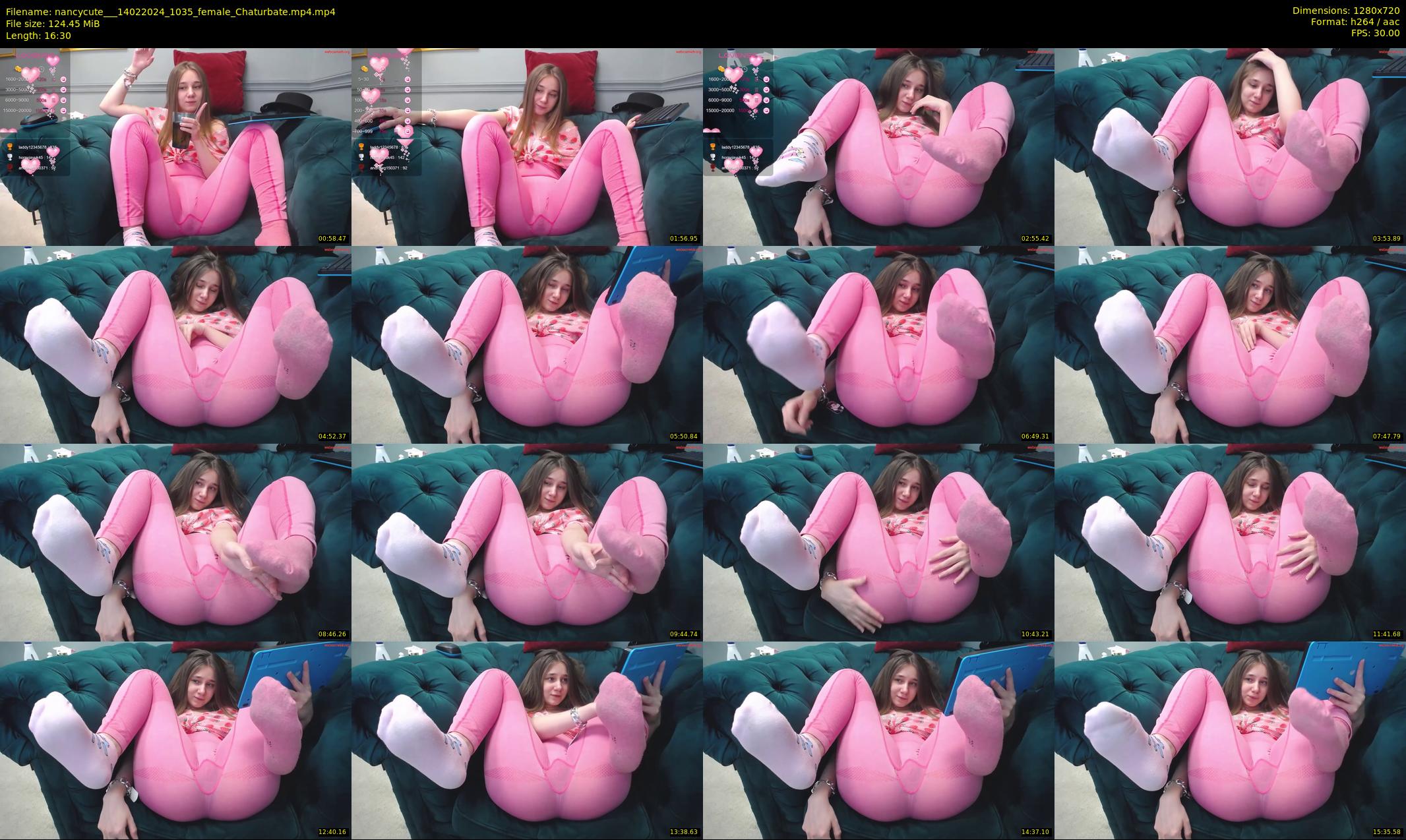 nancycute__ — 17 minute Chaturbate female cam show recording, 720p, Feb 14, 2024