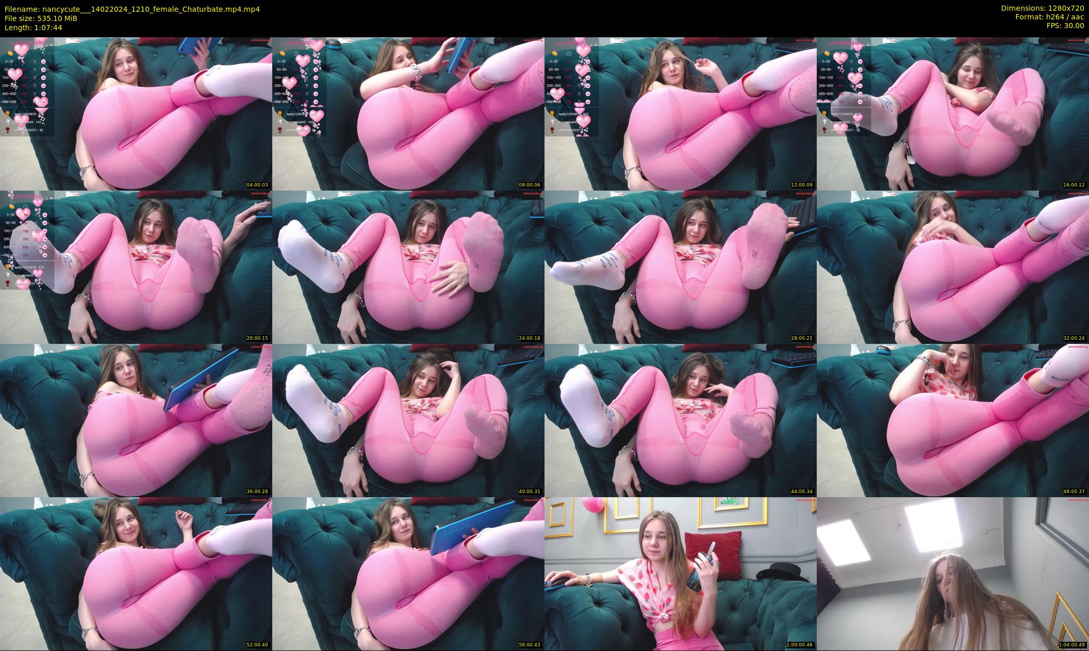 nancycute__ — 68 minute Chaturbate female cam show recording, 720p, Feb 14, 2024